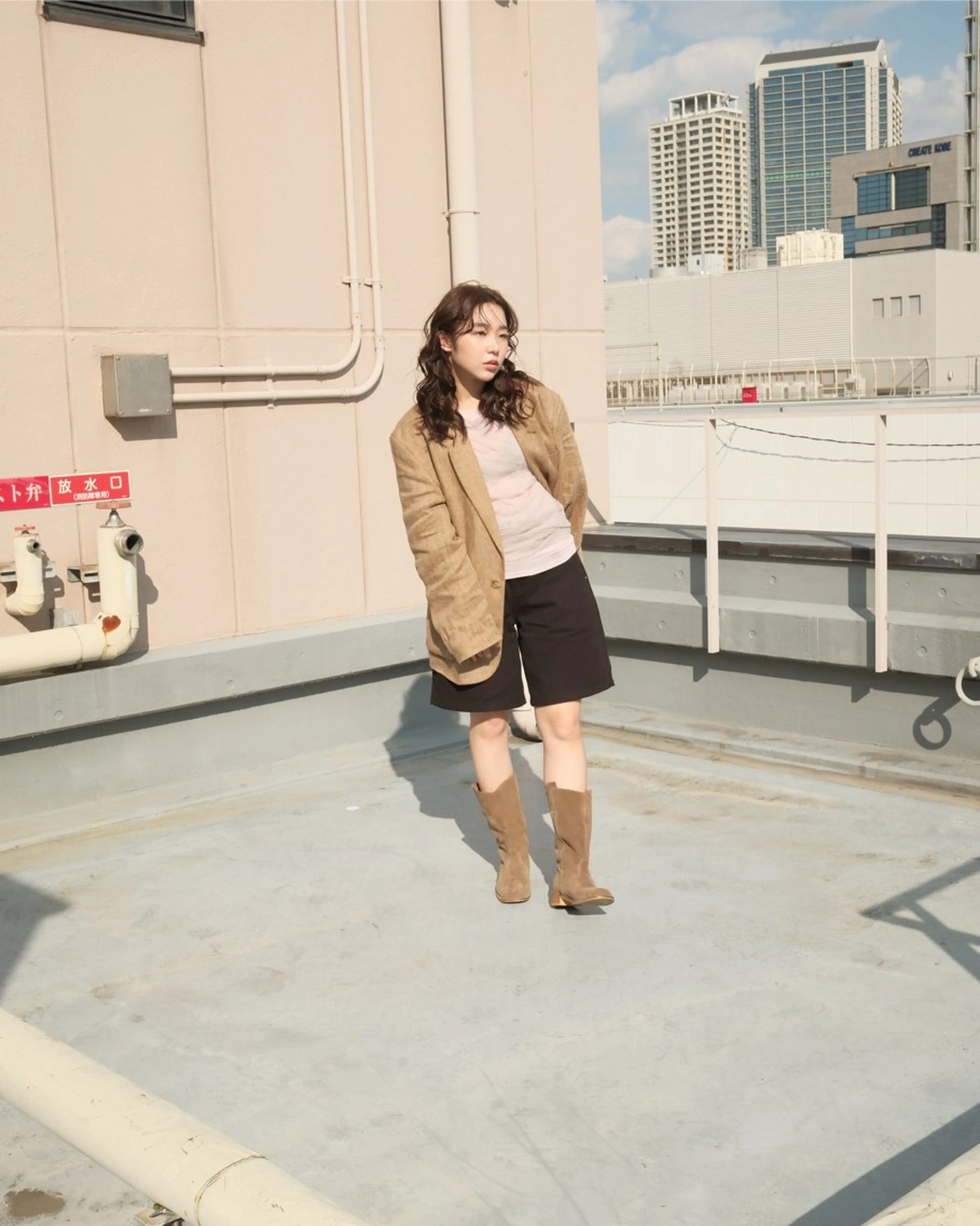 ロング パーマ カット パーマ パーマ/透明感カラー 元町🌱takutoのヘアスタイル