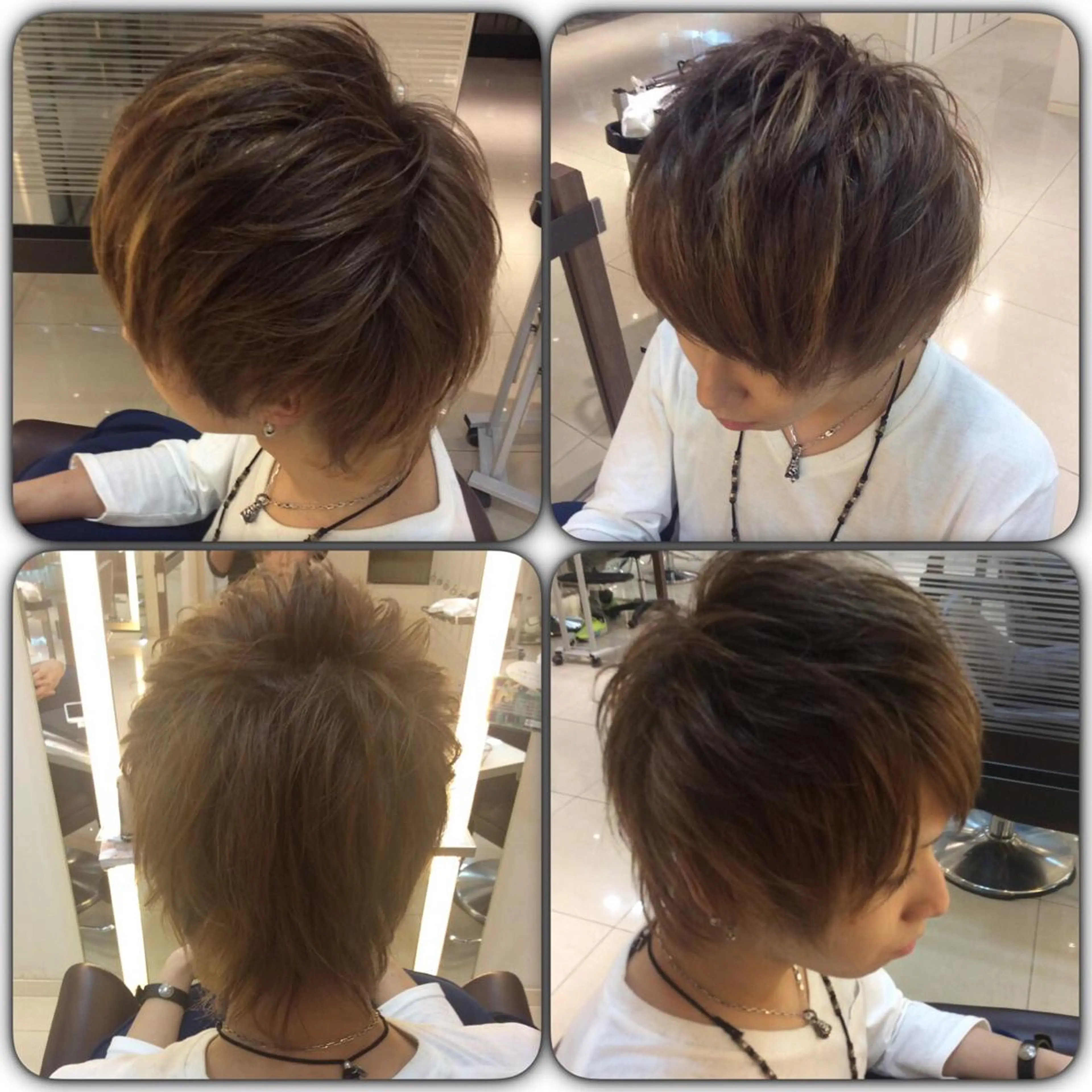 ショート カラー メンズ ベージュカラー 似合わせ／代表 髪質改善/山田将大のヘアスタイル