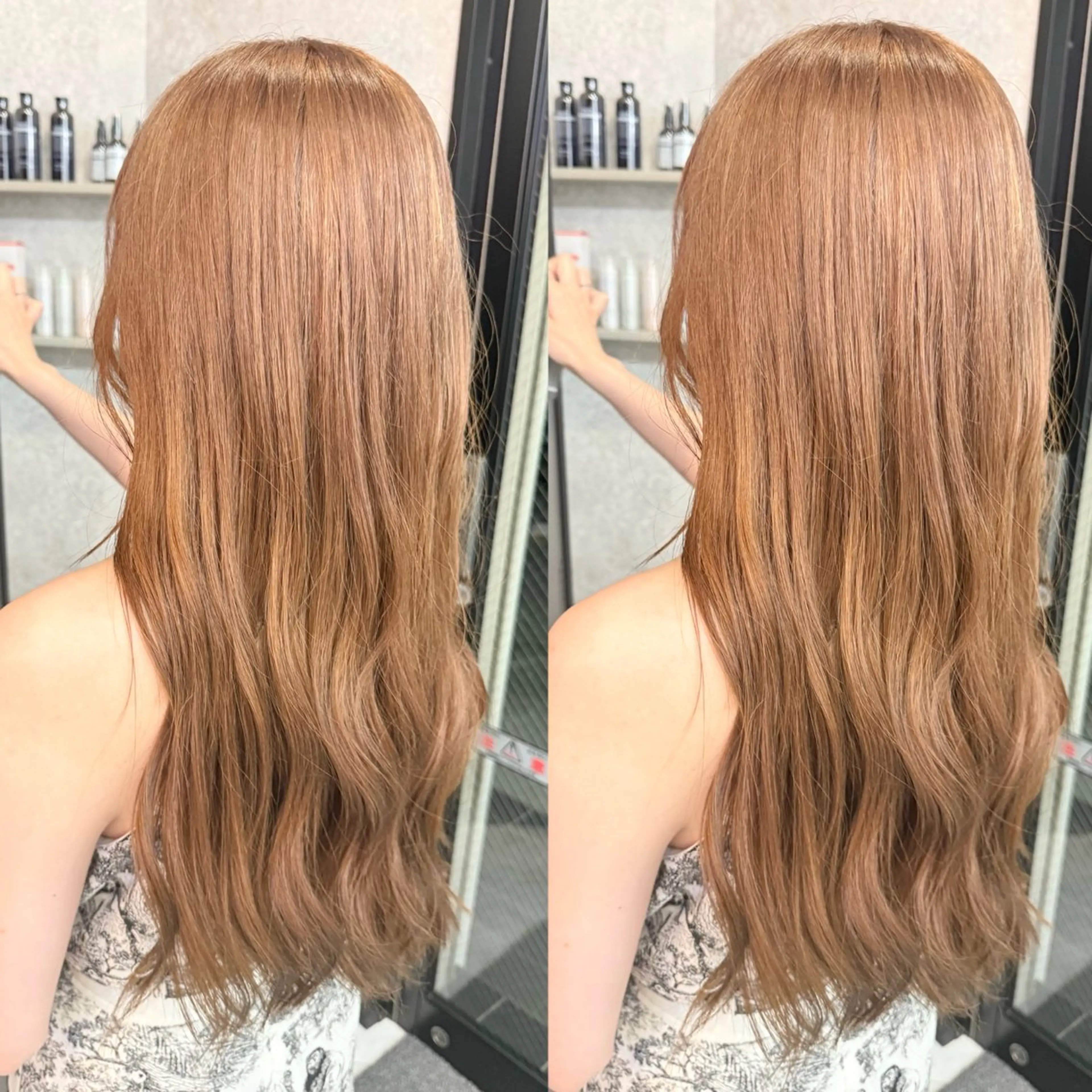 ロング カラー 🌺ハイトーン🌺 矢葺 なぎさ🌺🌺のヘアスタイル