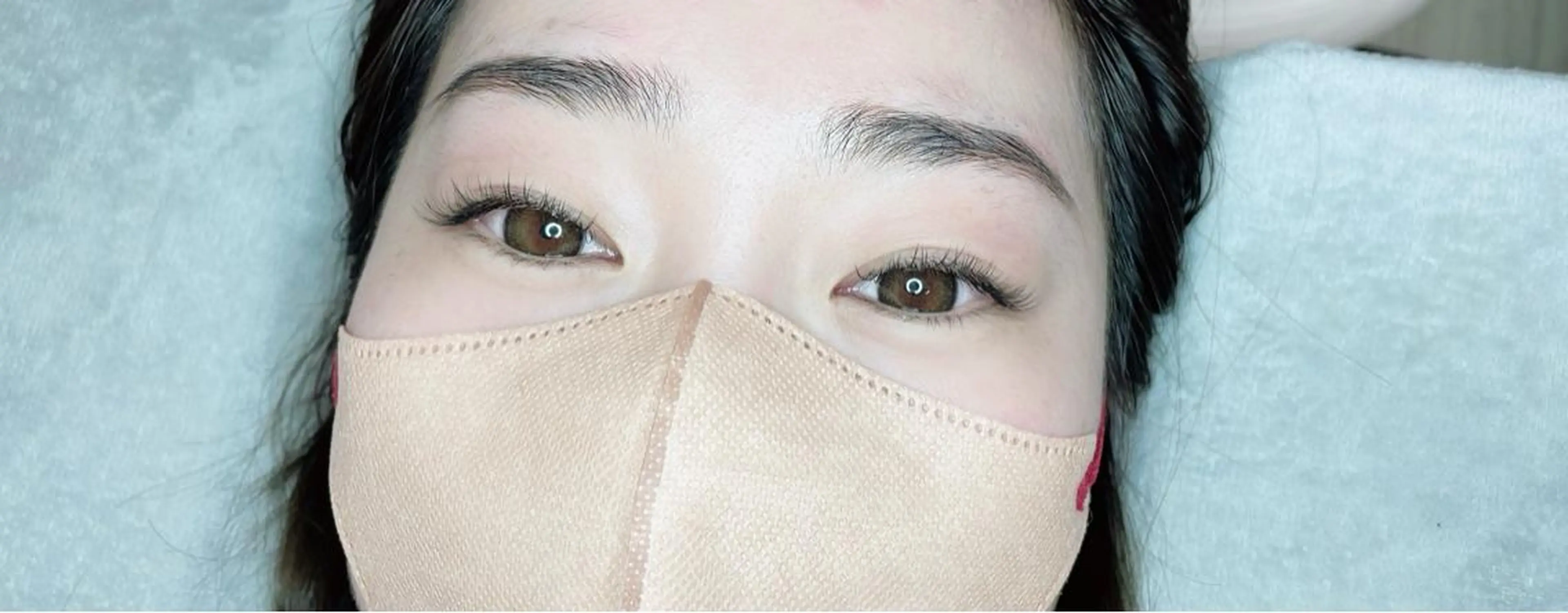 マツエク・マツパ カラーマツエク フラットラッシュ Aranasalon Kasumi🌸のマツエク・マツパデザイン