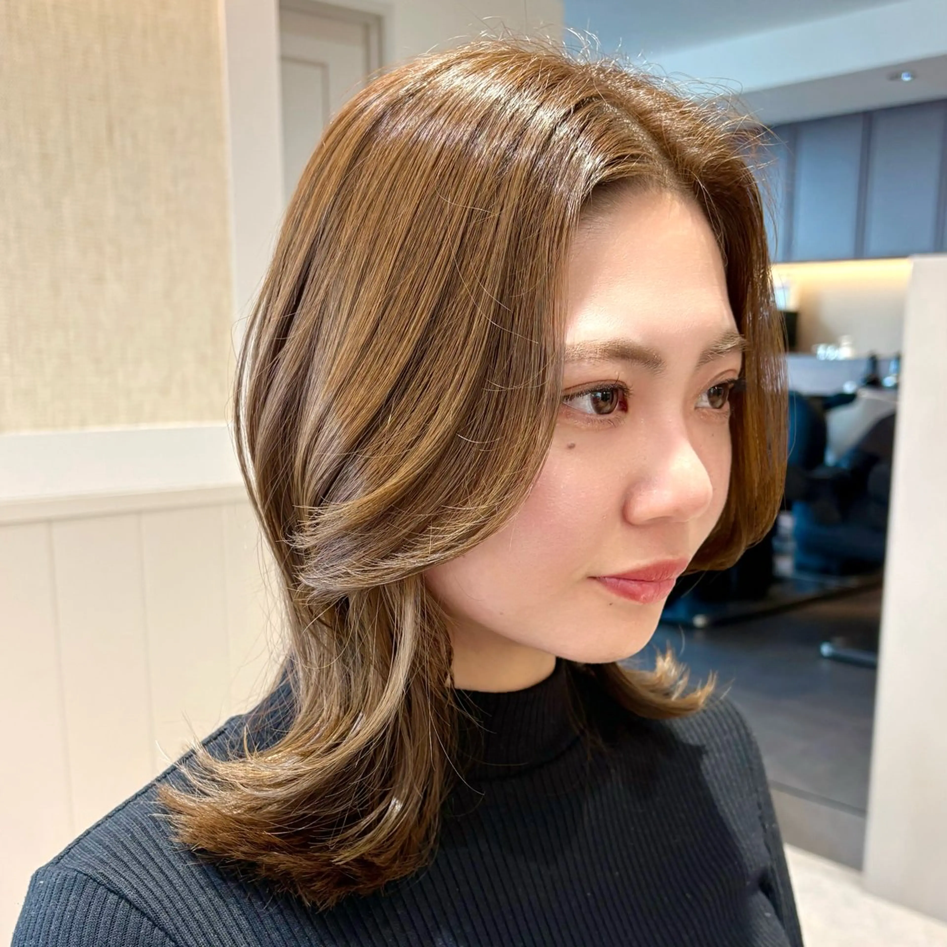 ミディアム トリートメント カット ヘアカラー トリートメント ✨艶髪✨悩み解決❗️ 芳賀のヘアスタイル