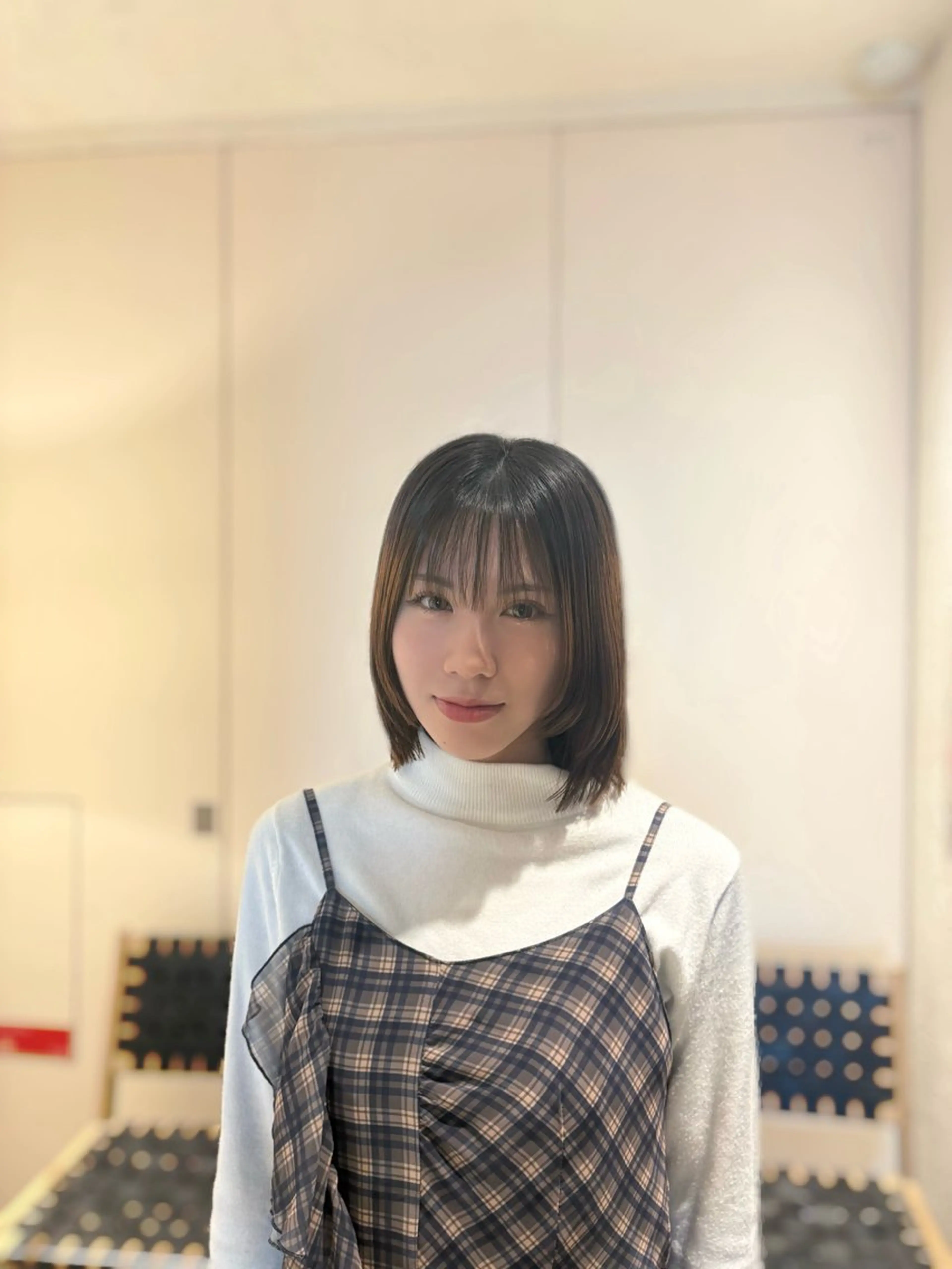 ショート ヘアアレンジ ボブ レイヤーカット ✨渋谷美容師✂︎ 神保和佳奈のヘアスタイル