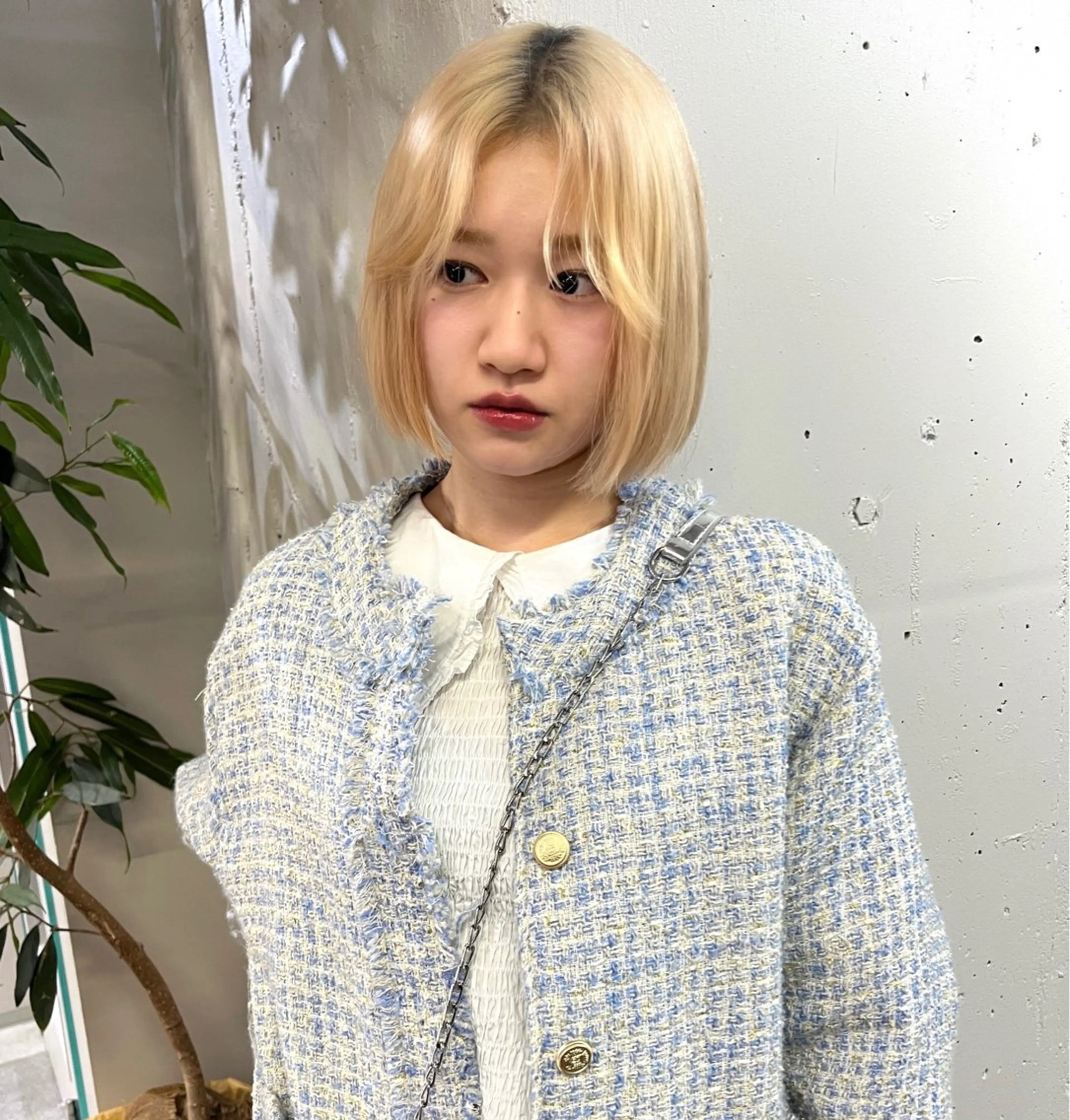 ショート カット ヘアカラー ボブ× フェイスレイヤー🩰のヘアスタイル