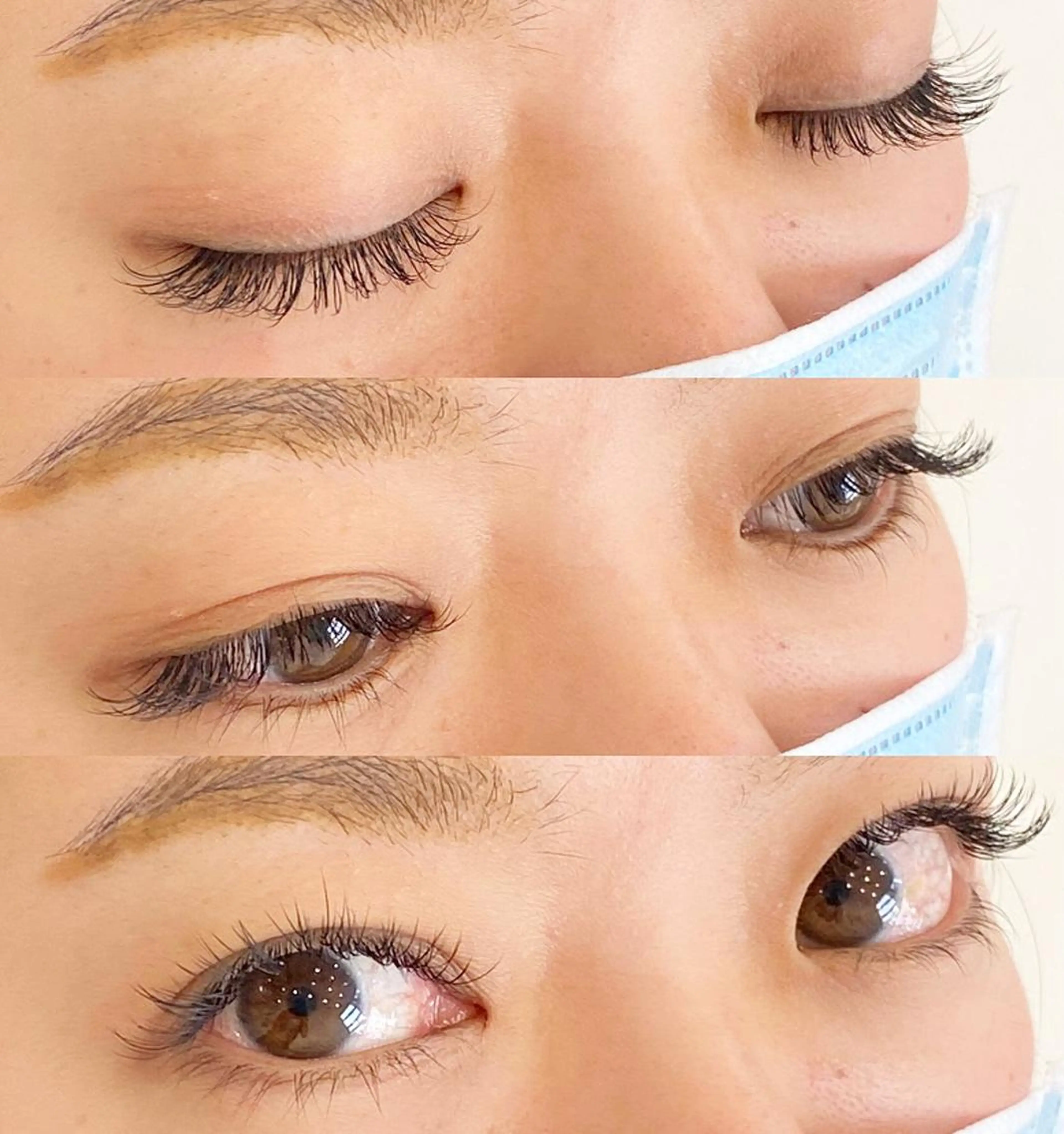 マツエク・マツパ Cカール フラットラッシュ WHITE EYE 🦋松島の眉毛・アイブロウイメージ