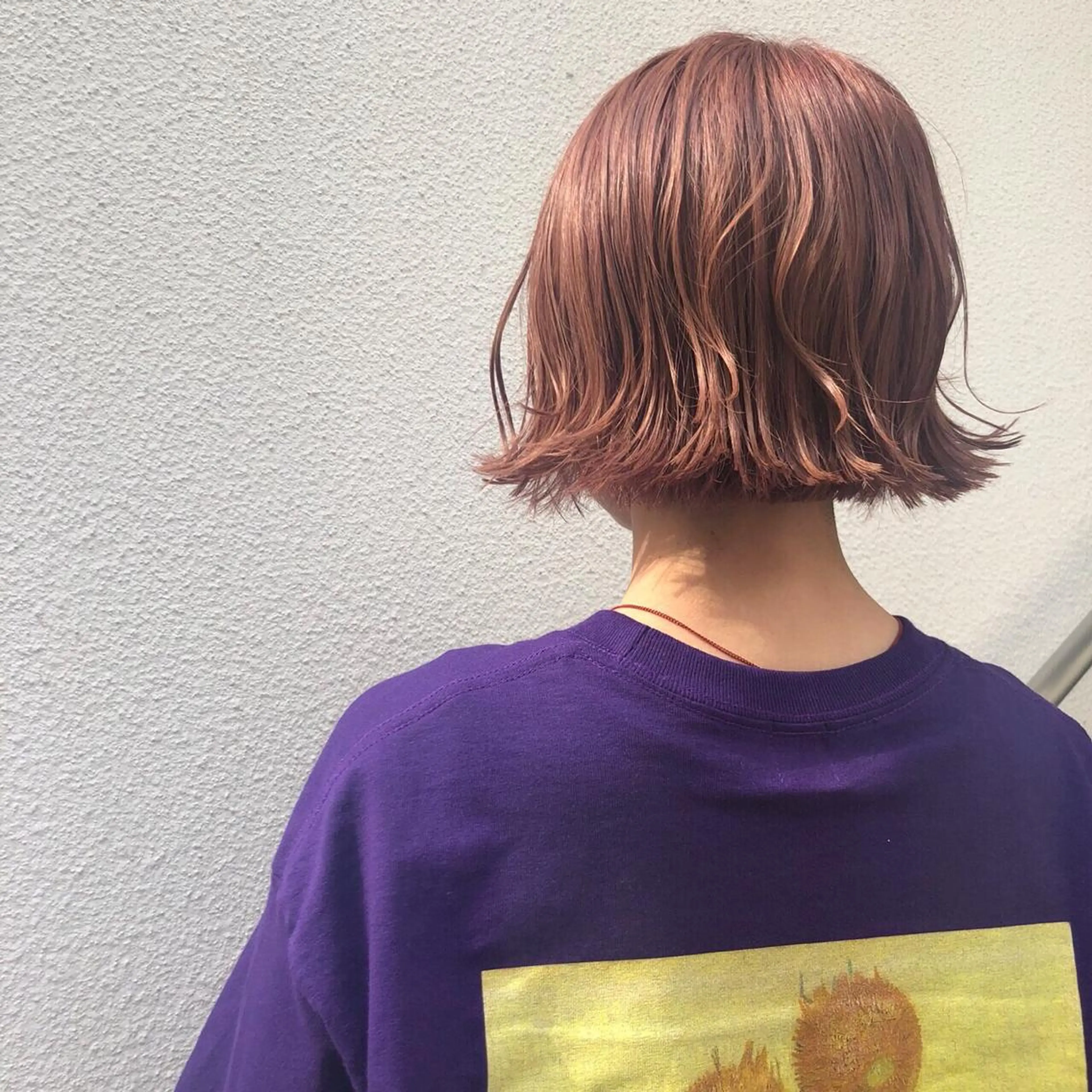 ミディアム カラー ヘアカラー 自宅での再現性👌 溝の口/中裕樹のヘアスタイル