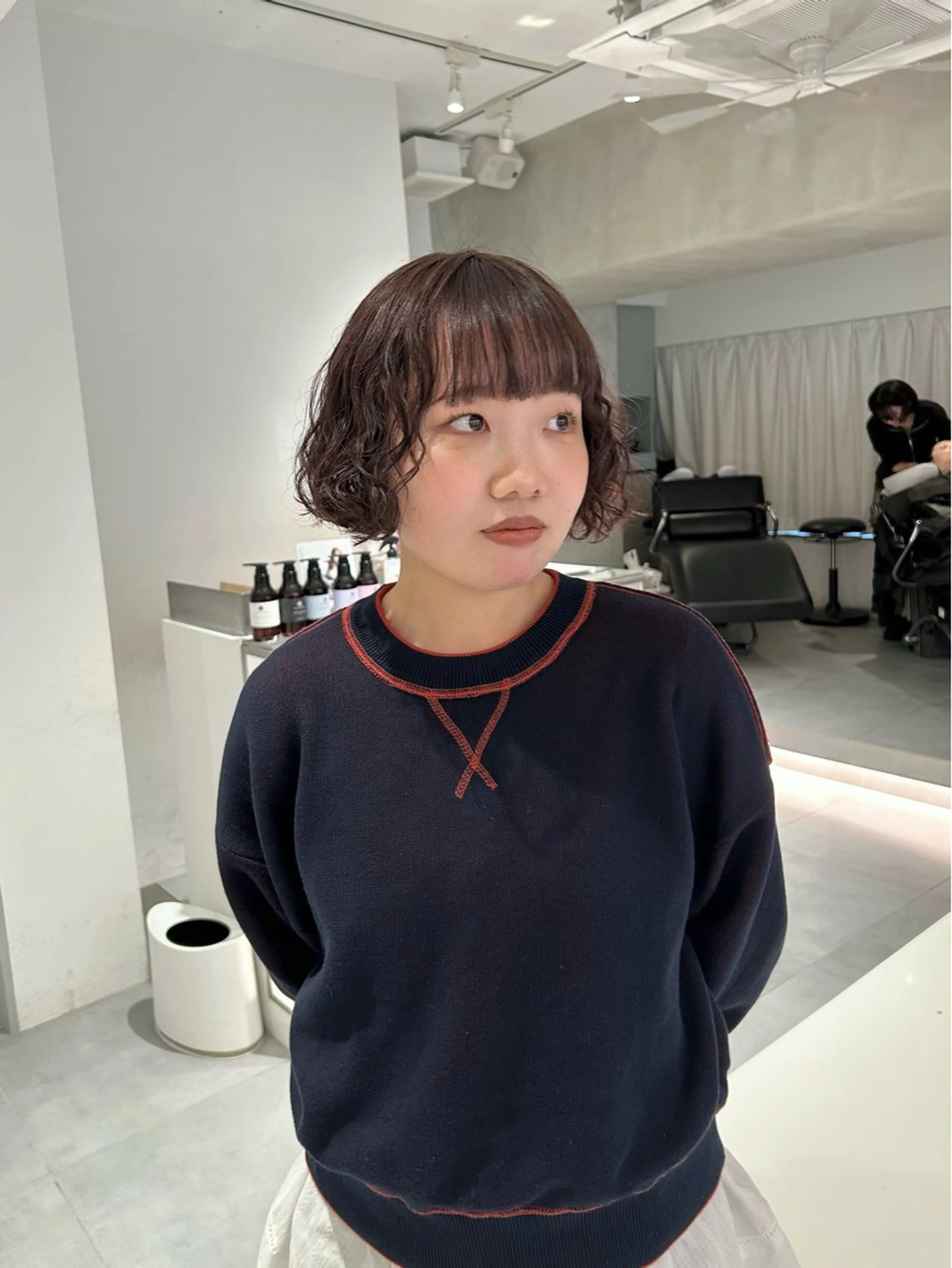 ミディアム カラー カット ヘアカラー トリートメント 🧚つやさらhair 🧚manakaのヘアスタイル