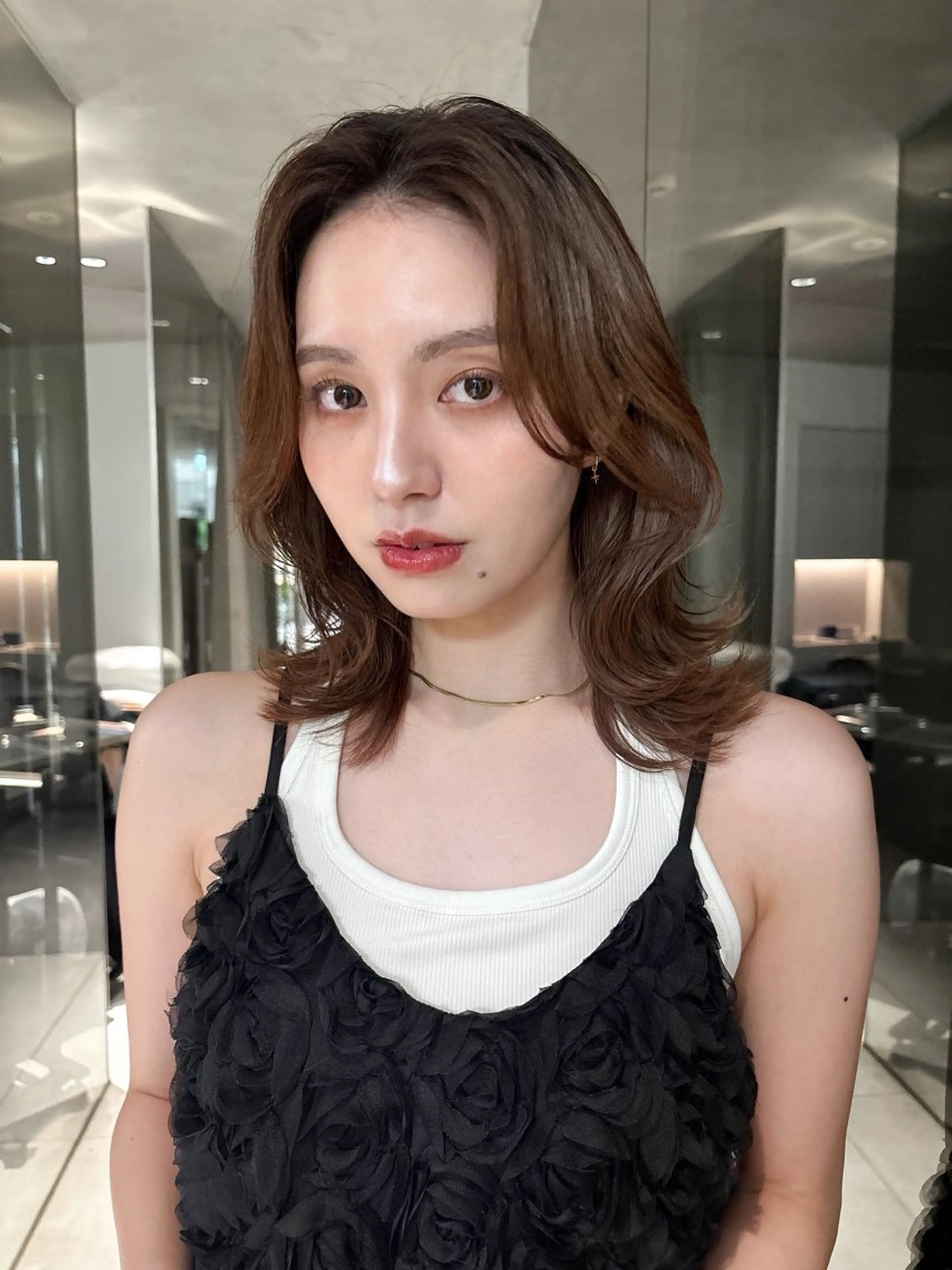 ミディアム カット トリートメント MINX青山店所属・結莉/ボブ/ 縮毛矯正のヘアスタイル