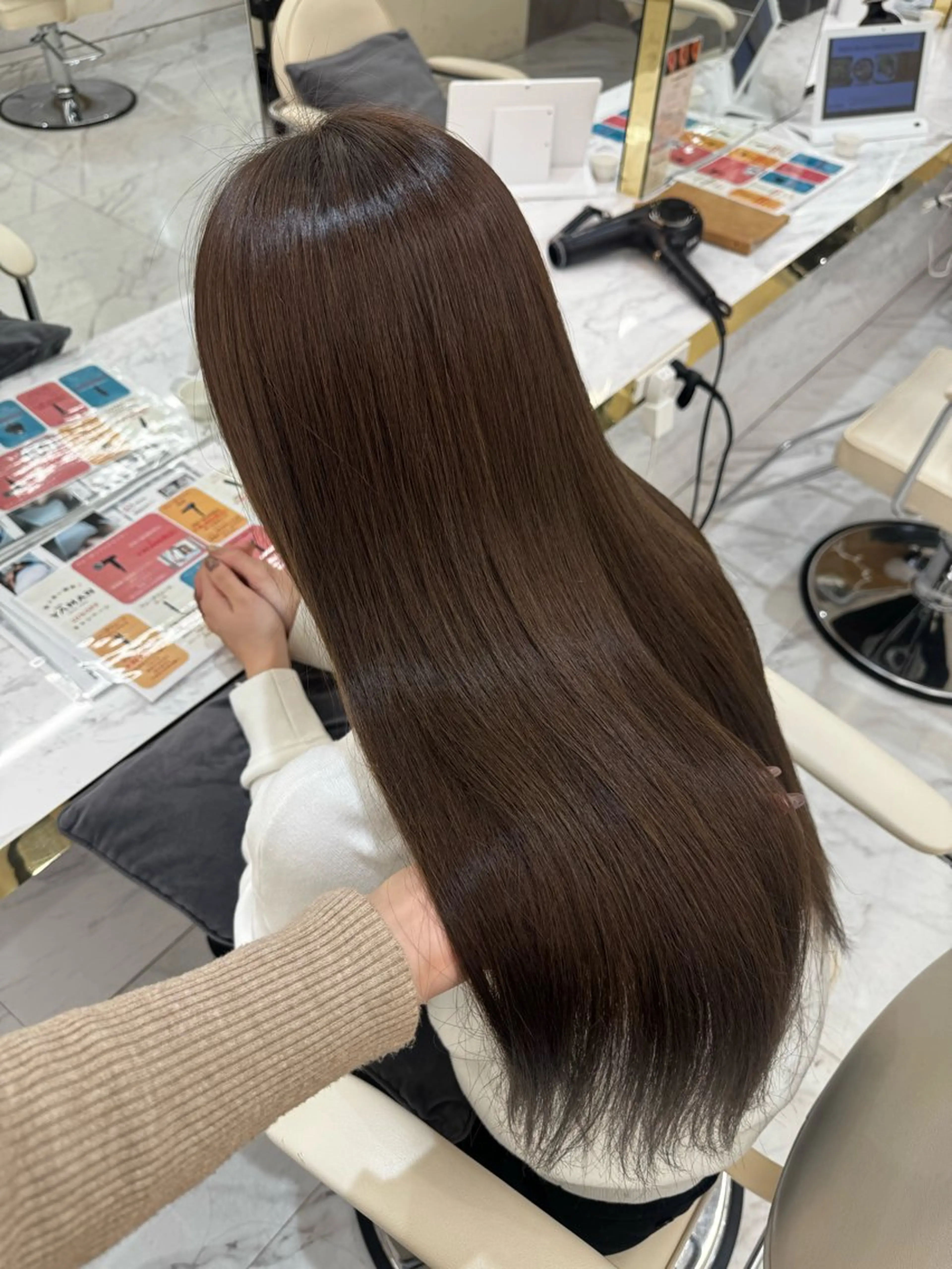 ロング カラー ブラウンカラー ナチュラルブラウン ヘアカラー 髪質改善🫧 カラー特化/Hinaのヘアスタイル