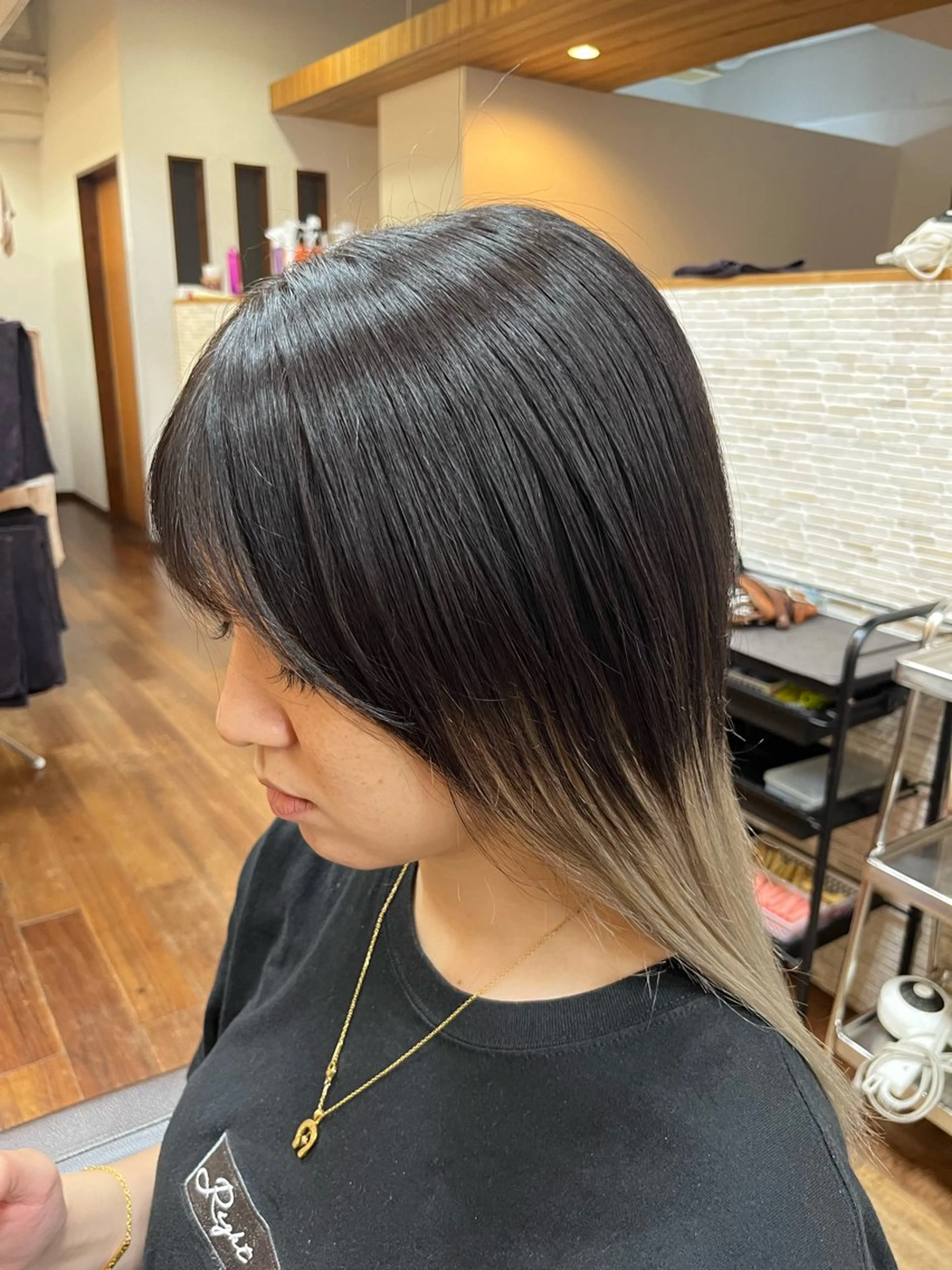 セミロング オートクチュールランコントレ西京極店所属・今在家 玲【艶髪スト レート/メンズ】のヘアスタイル