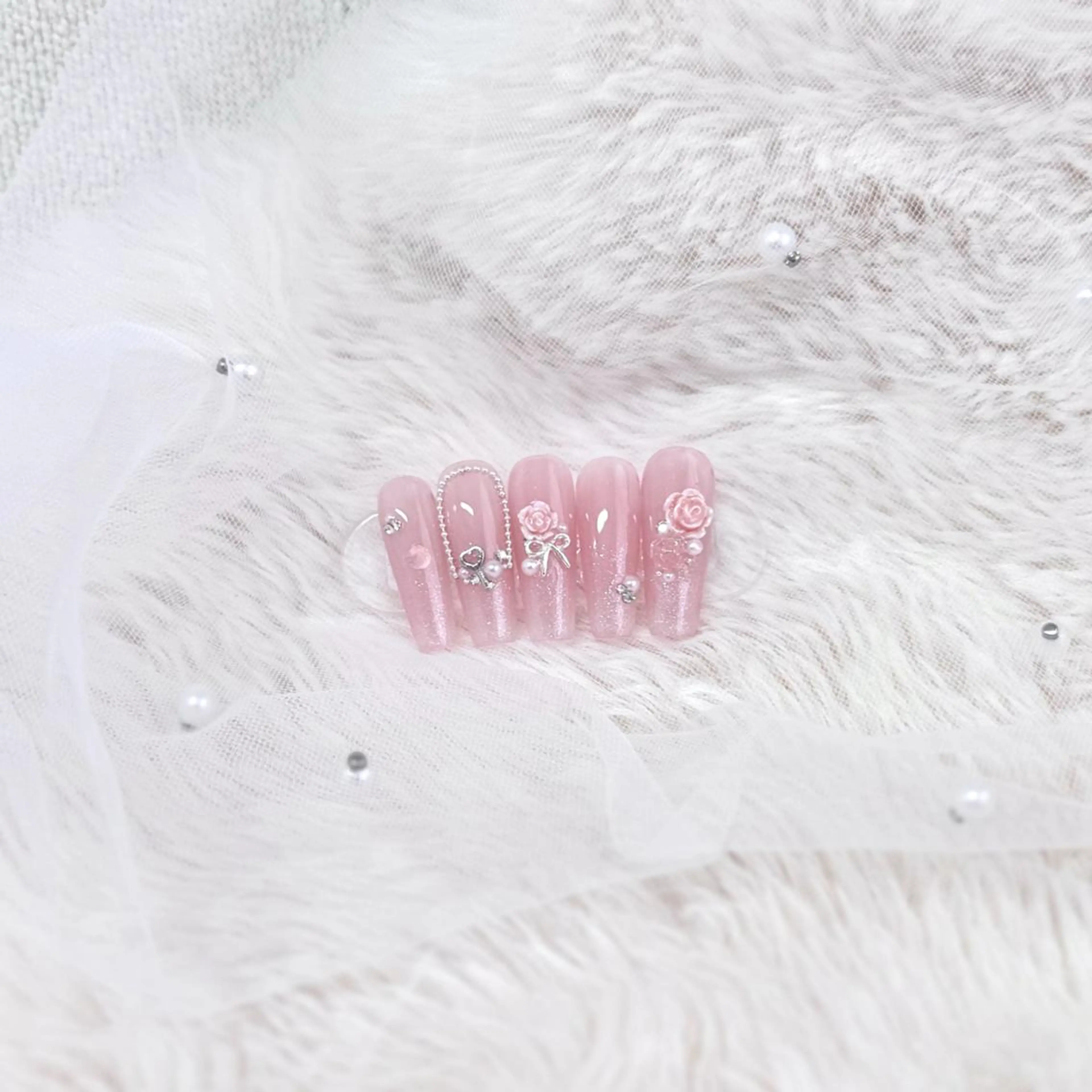 ネイル 桜ネイル Eyedor まつパ／眉毛専門店のマツエク・マツパデザイン