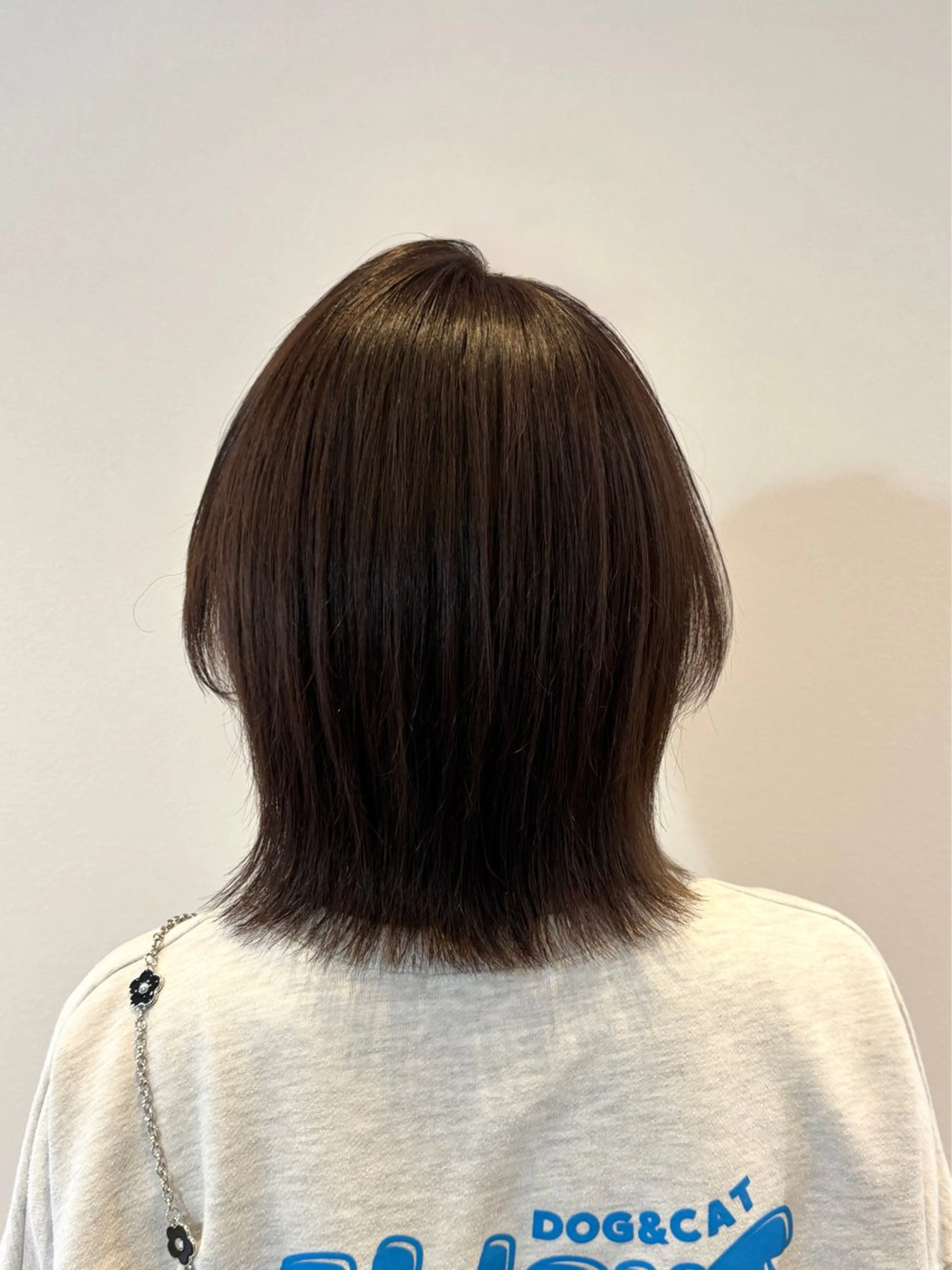 ミディアム ボブレイヤー ボブ レイヤーカット カット ヘアカラー トリートメント ショート/レイヤー/ ボブ/安本和史のヘアスタイル