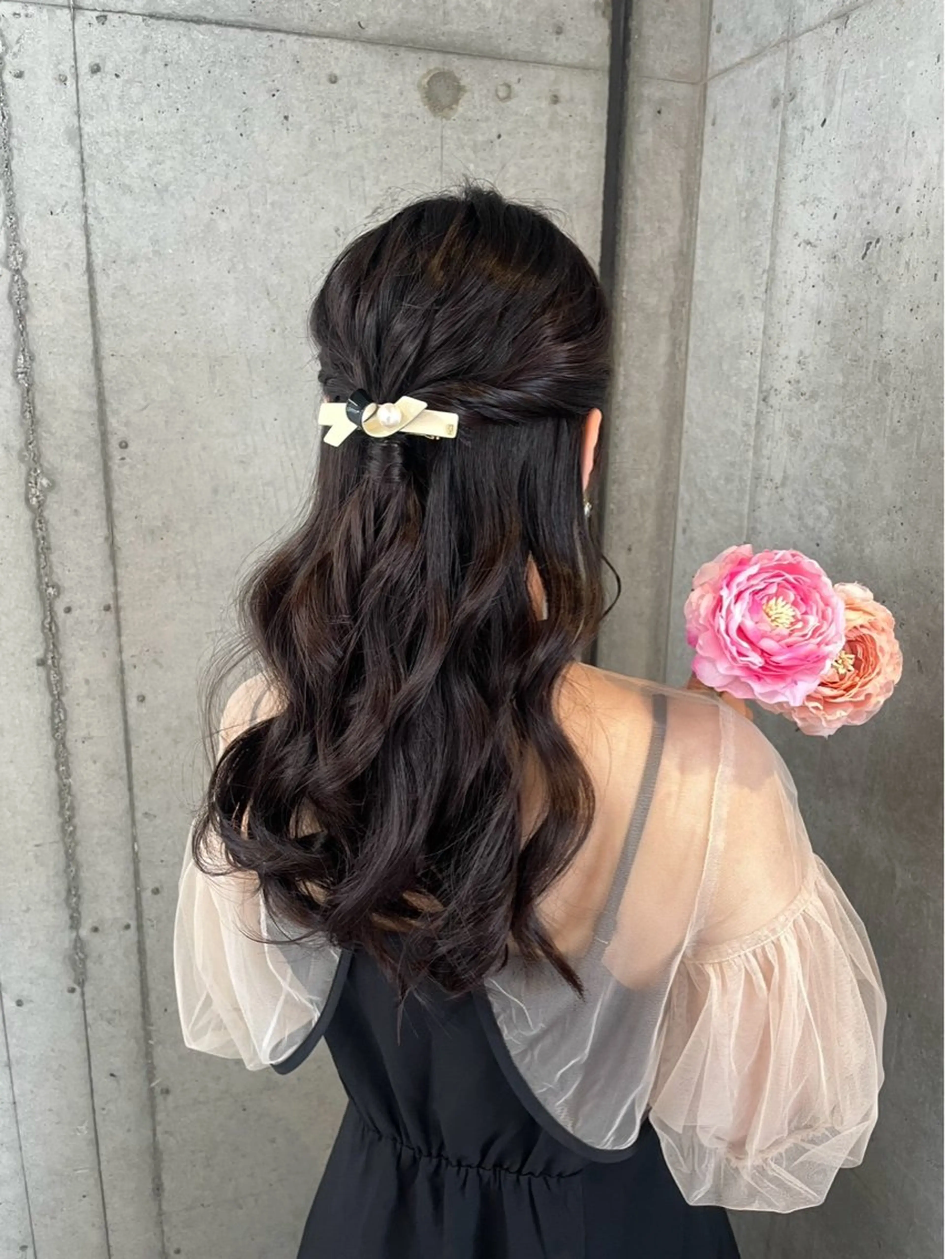 ロング ヘアアレンジ ヘアセット 美髪× ヘアセット✨Araiのヘアスタイル