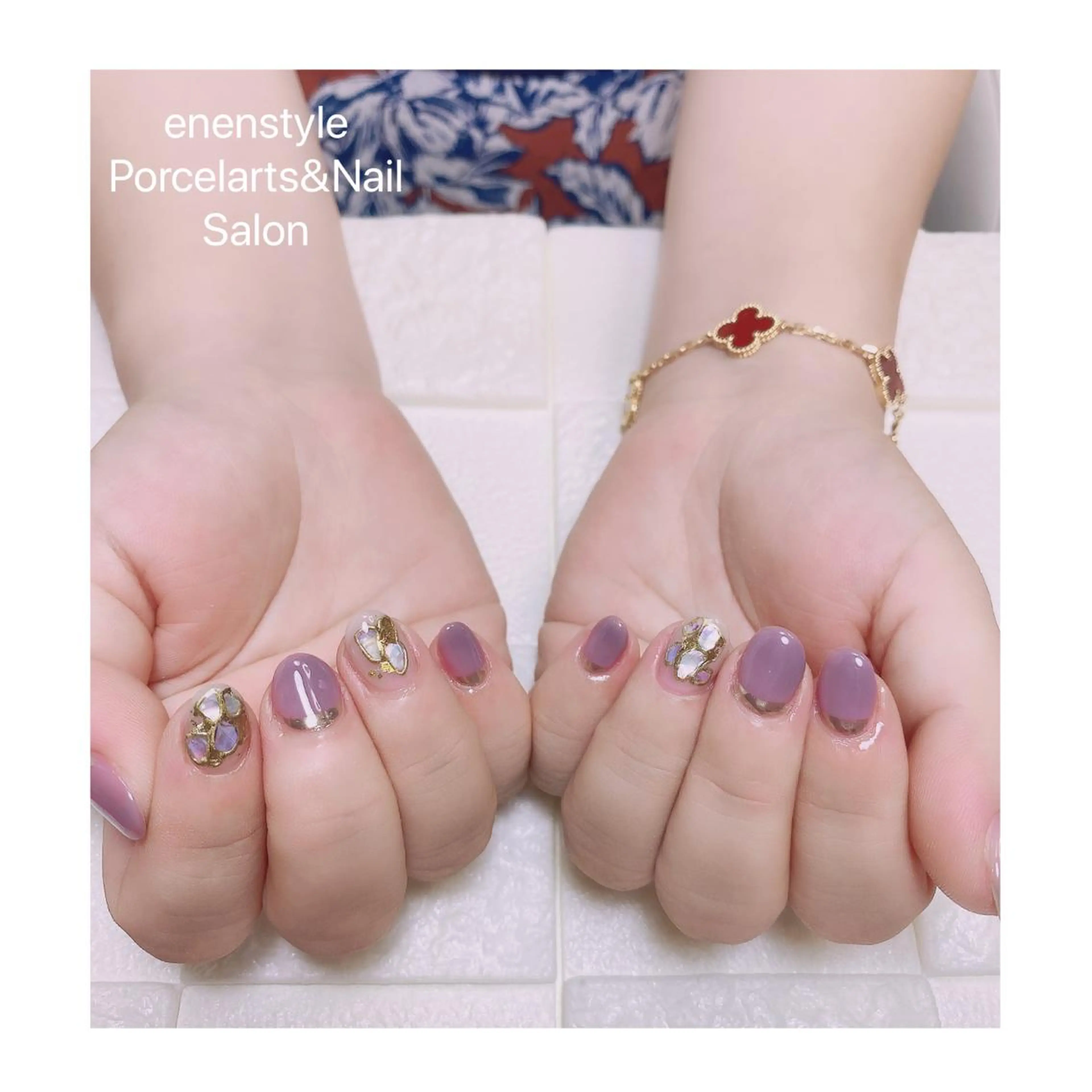 ショート ネイル ハンドネイル 👑enen style👑のネイルデザイン