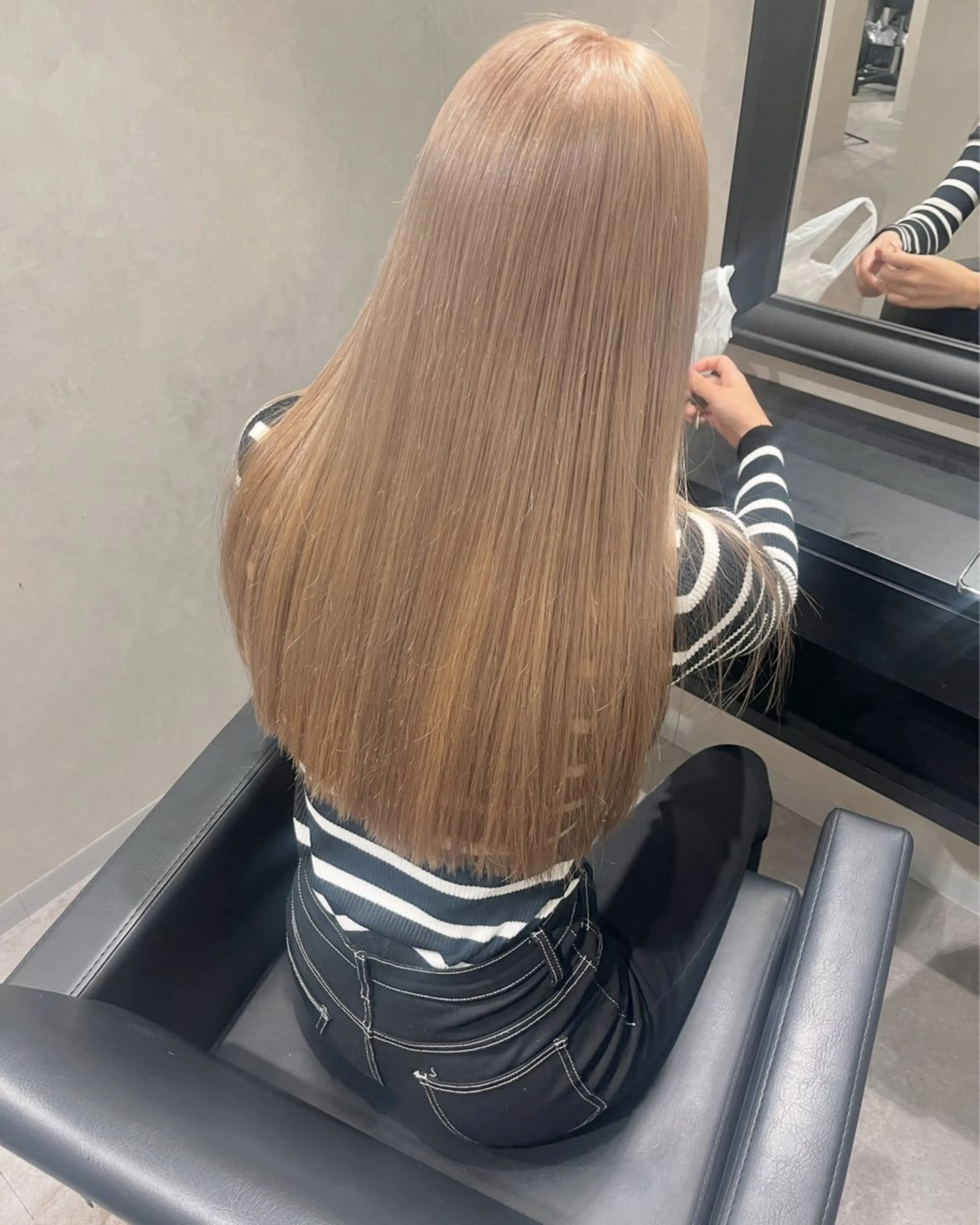 ロング ヘアカラー Yurina 💖透明感カラー💖のヘアスタイル