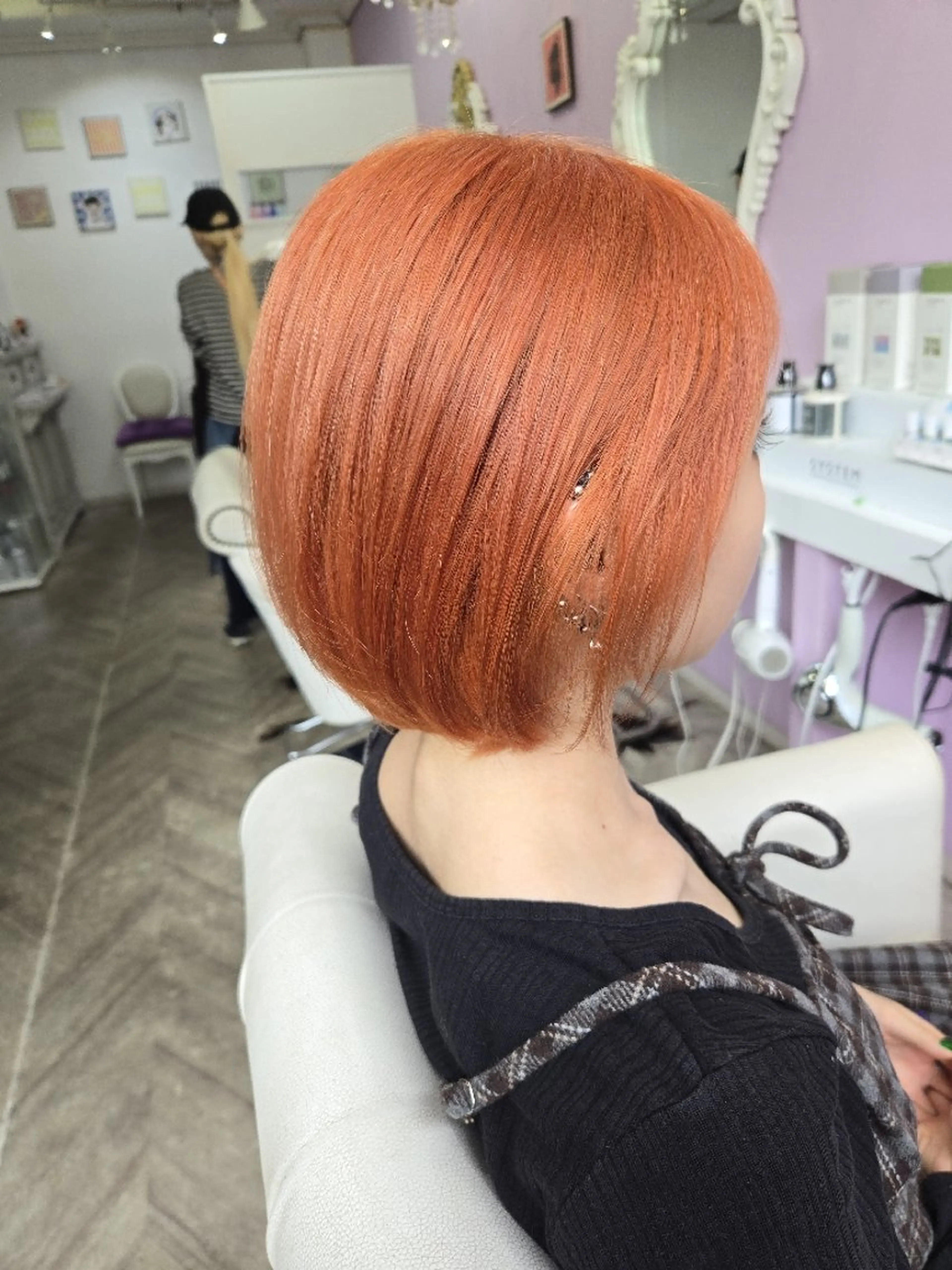 ショート ショートボブ ボブ ショートヘア ヘアカラー トリートメント ナカシマ  アユミのヘアスタイル