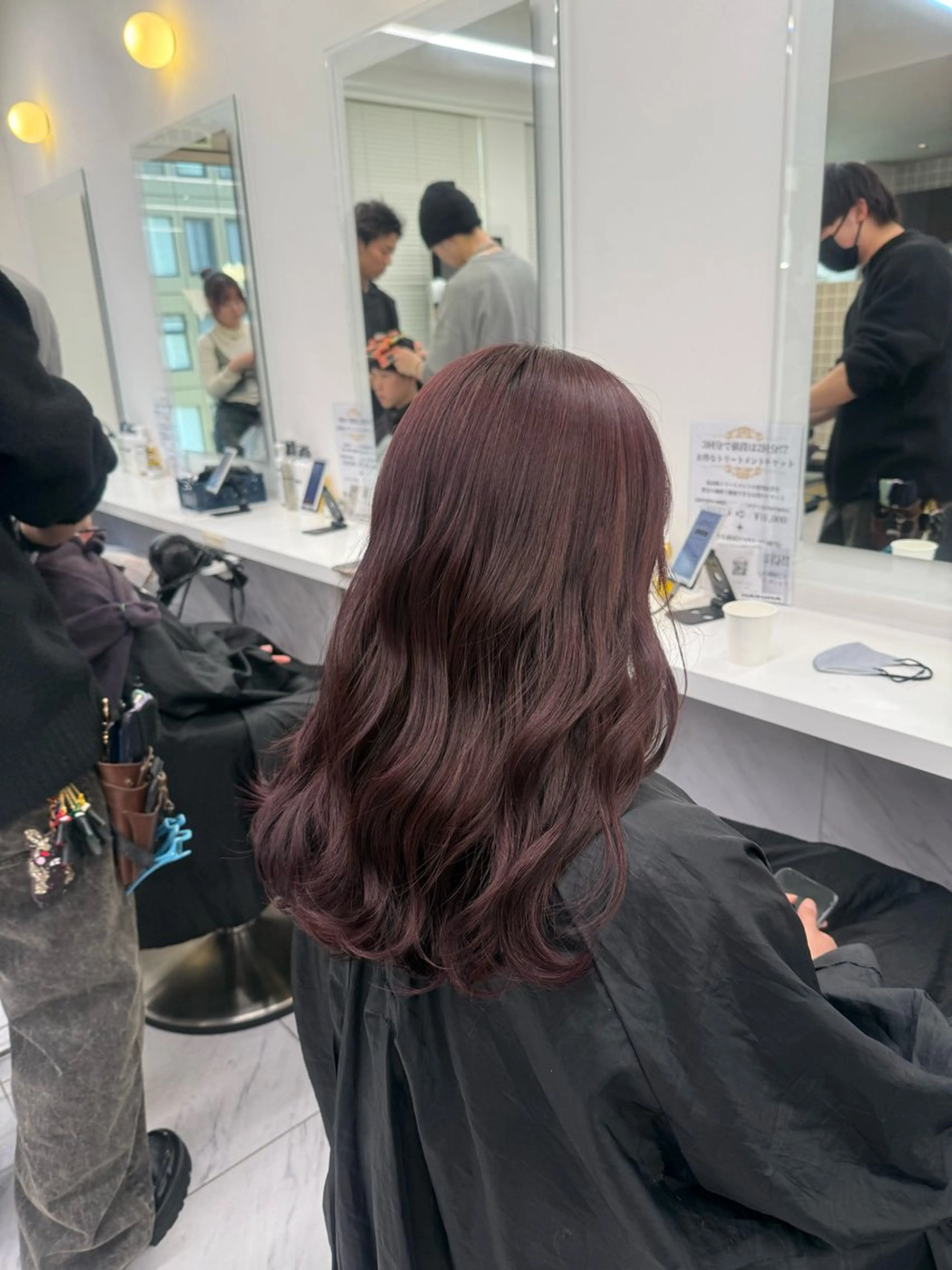ロング カラー ヘアアレンジ ヘアカラー トリートメント ヘアセット 💗横浜美容室 💗HARUNAのヘアスタイル
