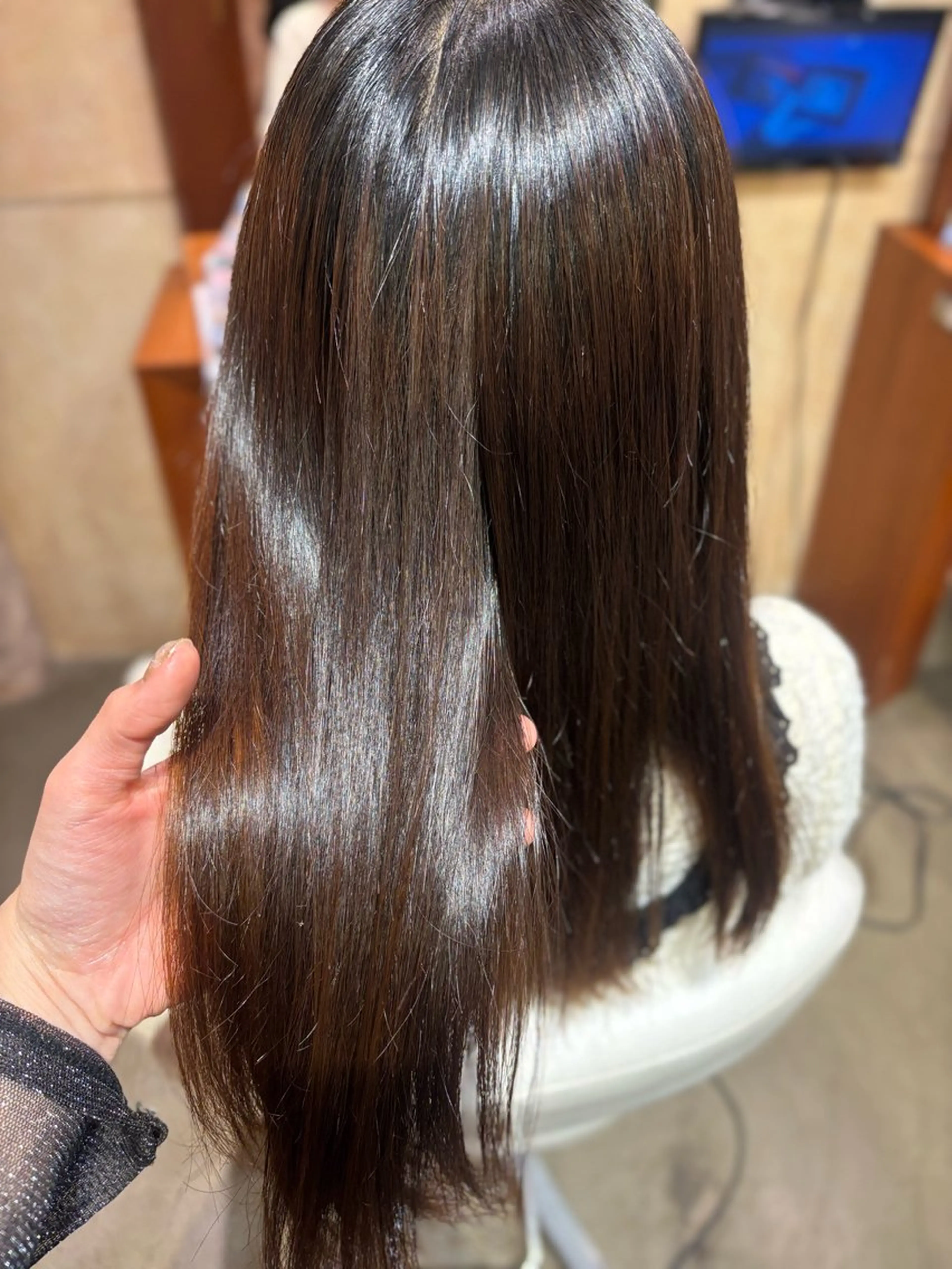 店長の講習縮毛矯正 モデル✨️1名様限定✨️ お早めにご連絡ください。の写真