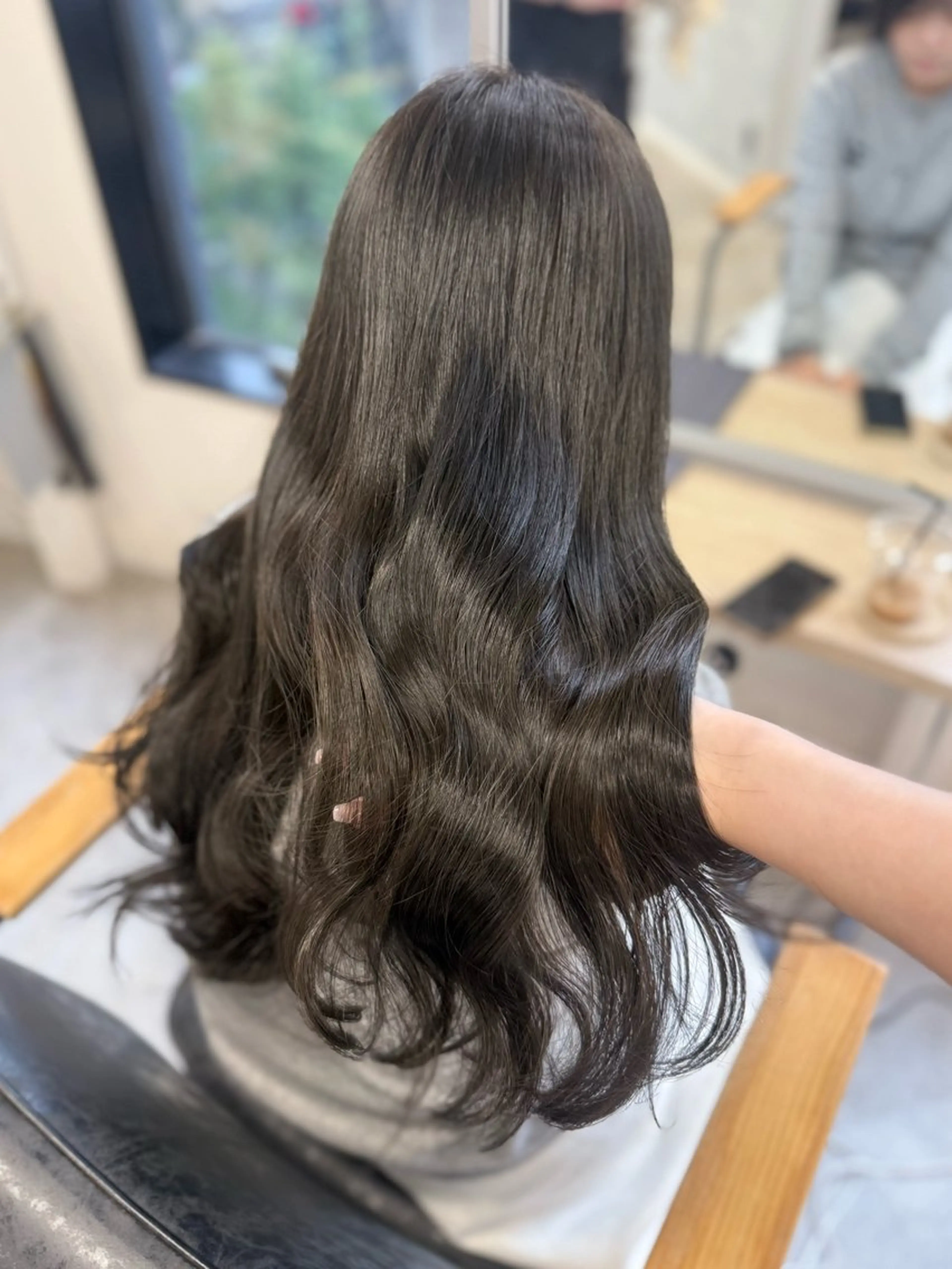 ロング カラー ヘアアレンジ ヘアカラー トリートメント Himawari♡ 柔らかいカラーのヘアスタイル