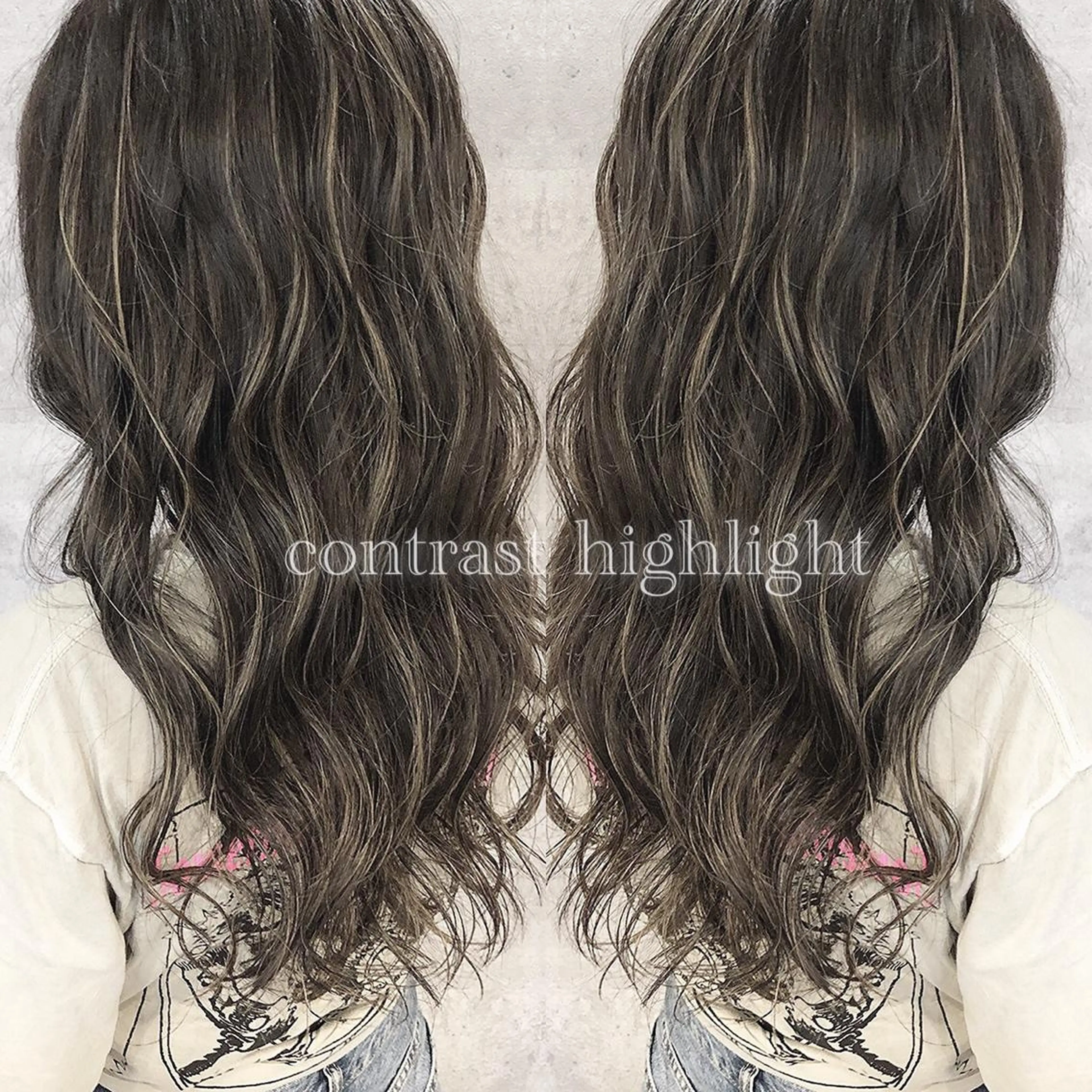 ロング カラー ハイライトカラー ハイライト ✨ハイトーン✨ 濱田知孝のヘアスタイル