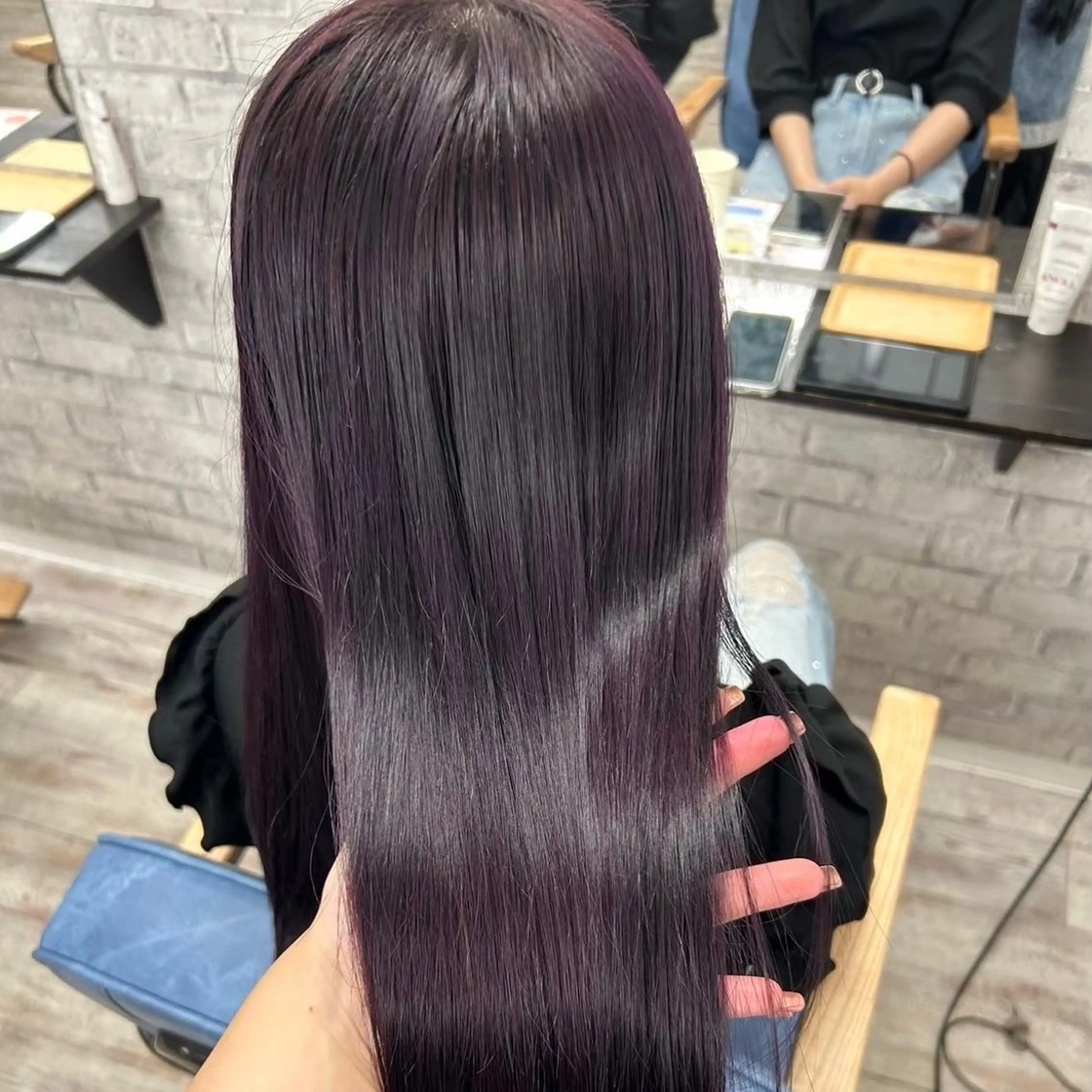 ロング SUZU‎🦋 似合わせ艶カラーのヘアスタイル