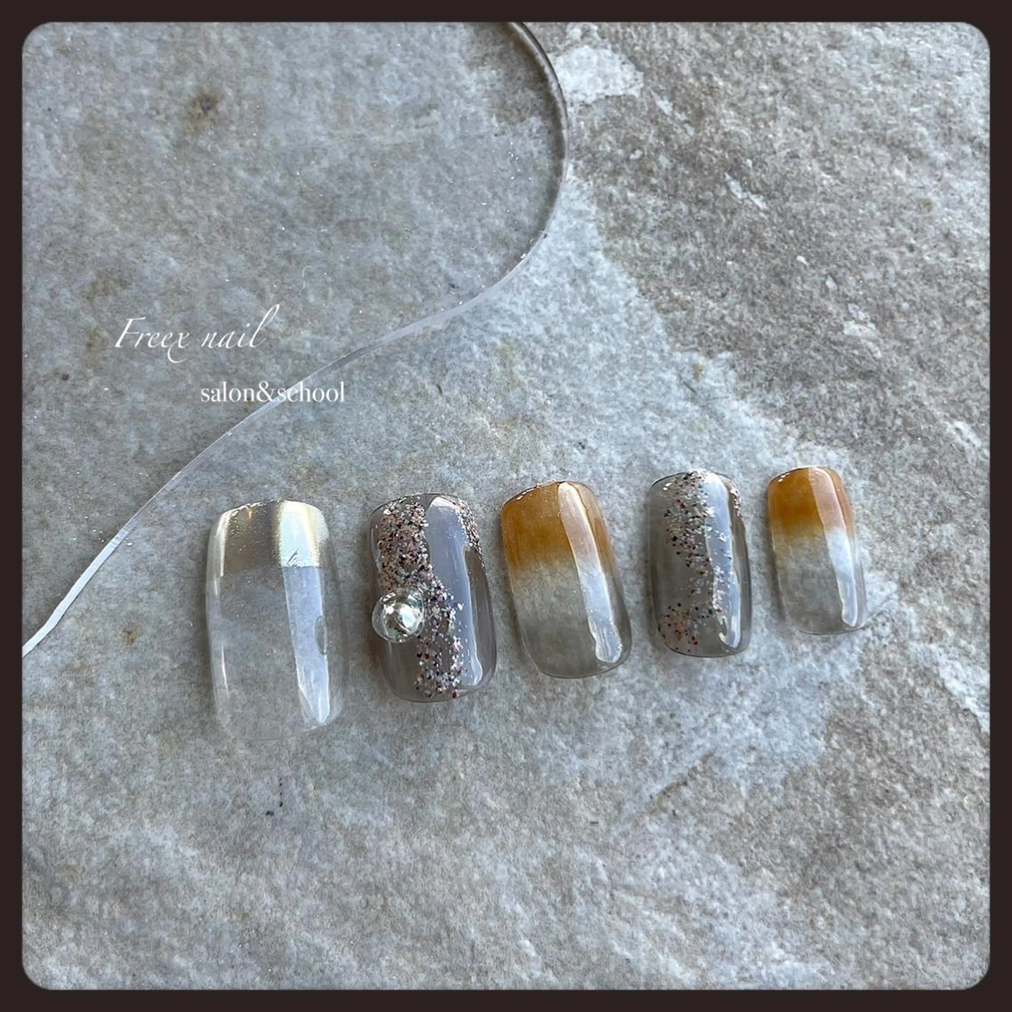 ネイル ハンドネイル ハンドケア freex nail /ニュアンス/個性派のネイルデザイン