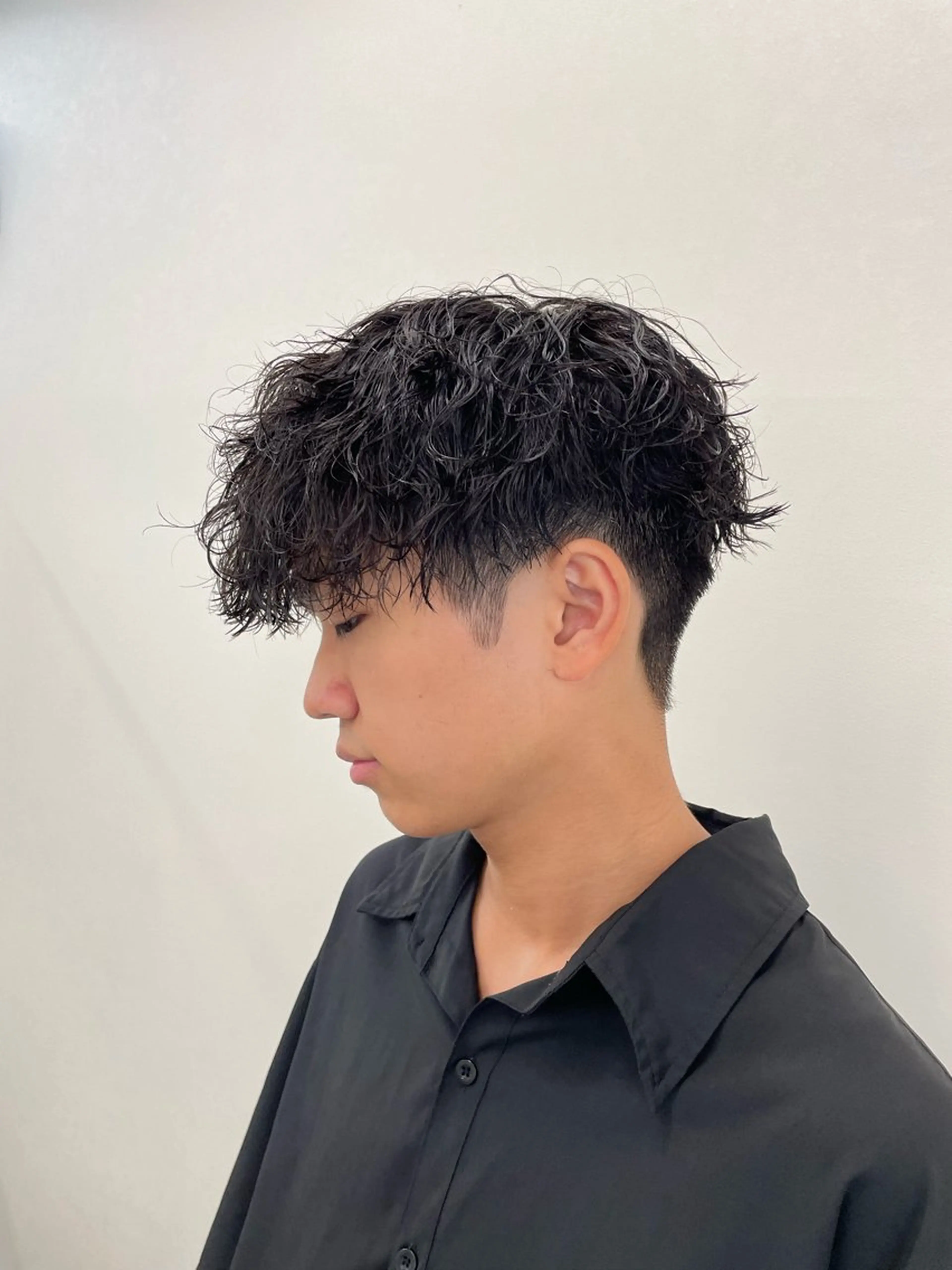 パーマ メンズ カット パーマ 大阪メンズ 美容師井上智博のヘアスタイル