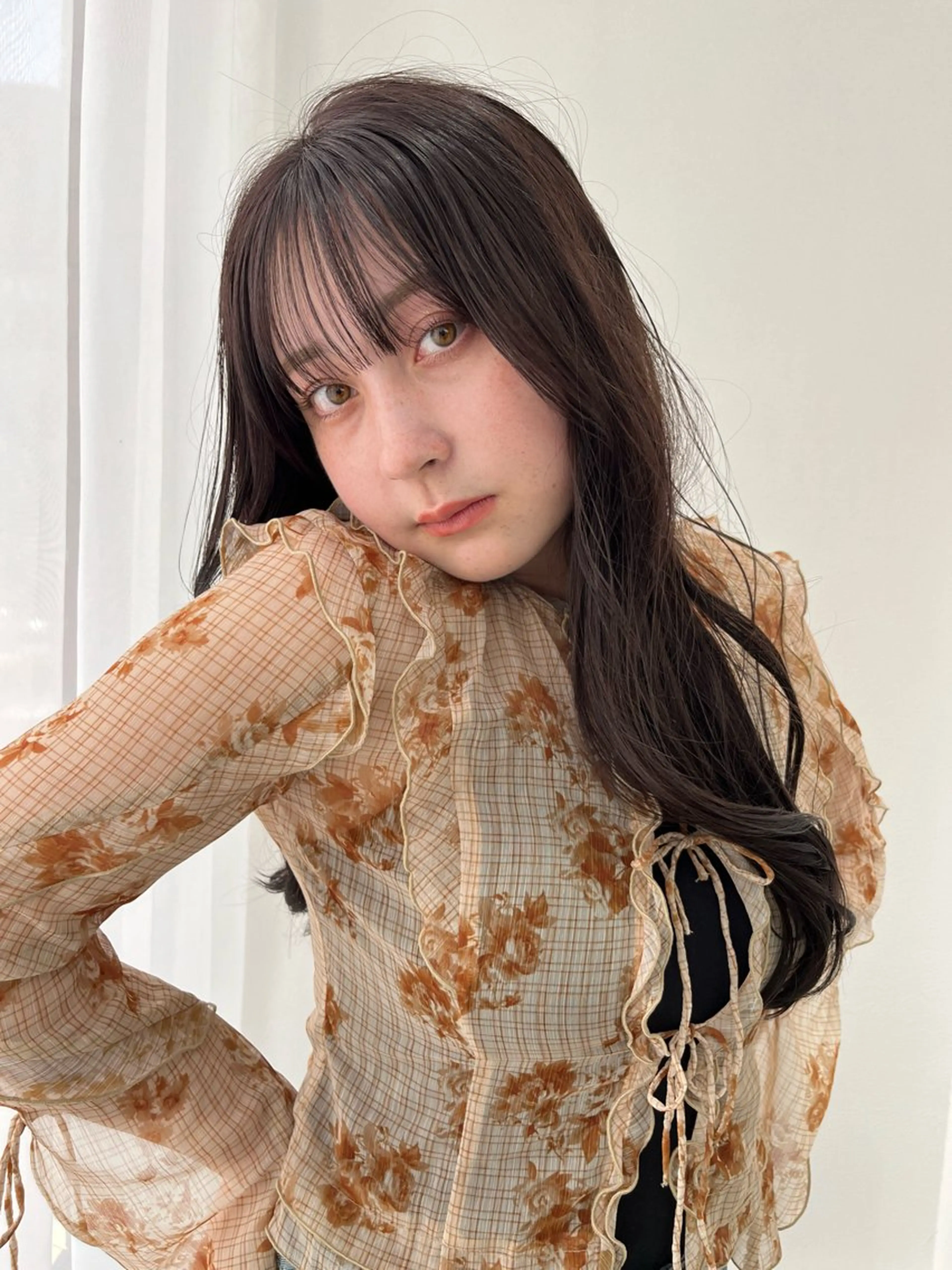 ロング カラー 韓国風ヘア カット ヘアカラー トリートメント SOYON 🤍CHIZU🤍.のヘアスタイル