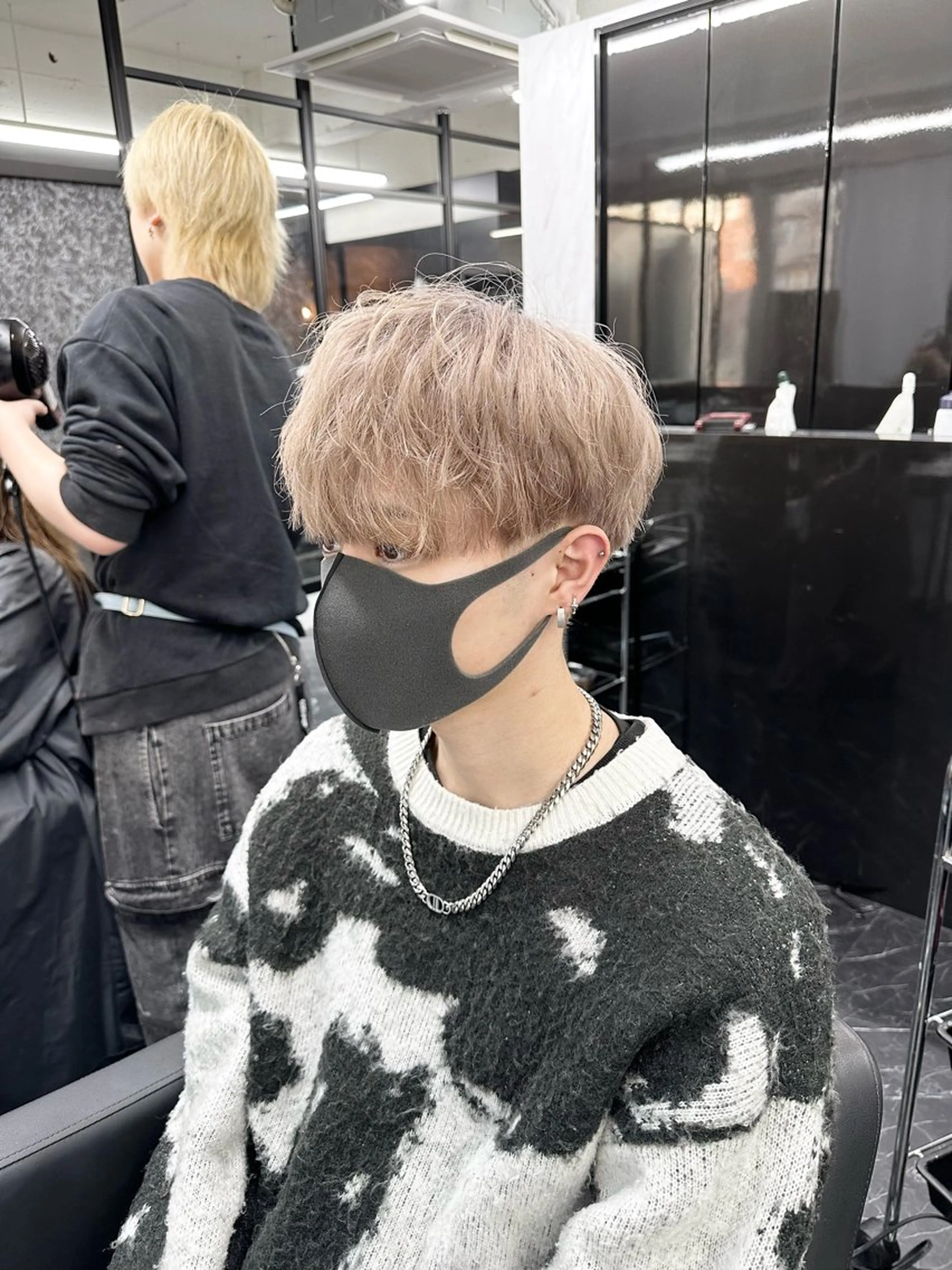 ショート カラー メンズ メンズハイトーン ハイトーンカラー ヘアカラー トリートメント メンズ特化/ マンツーマン/Ryuのヘアスタイル