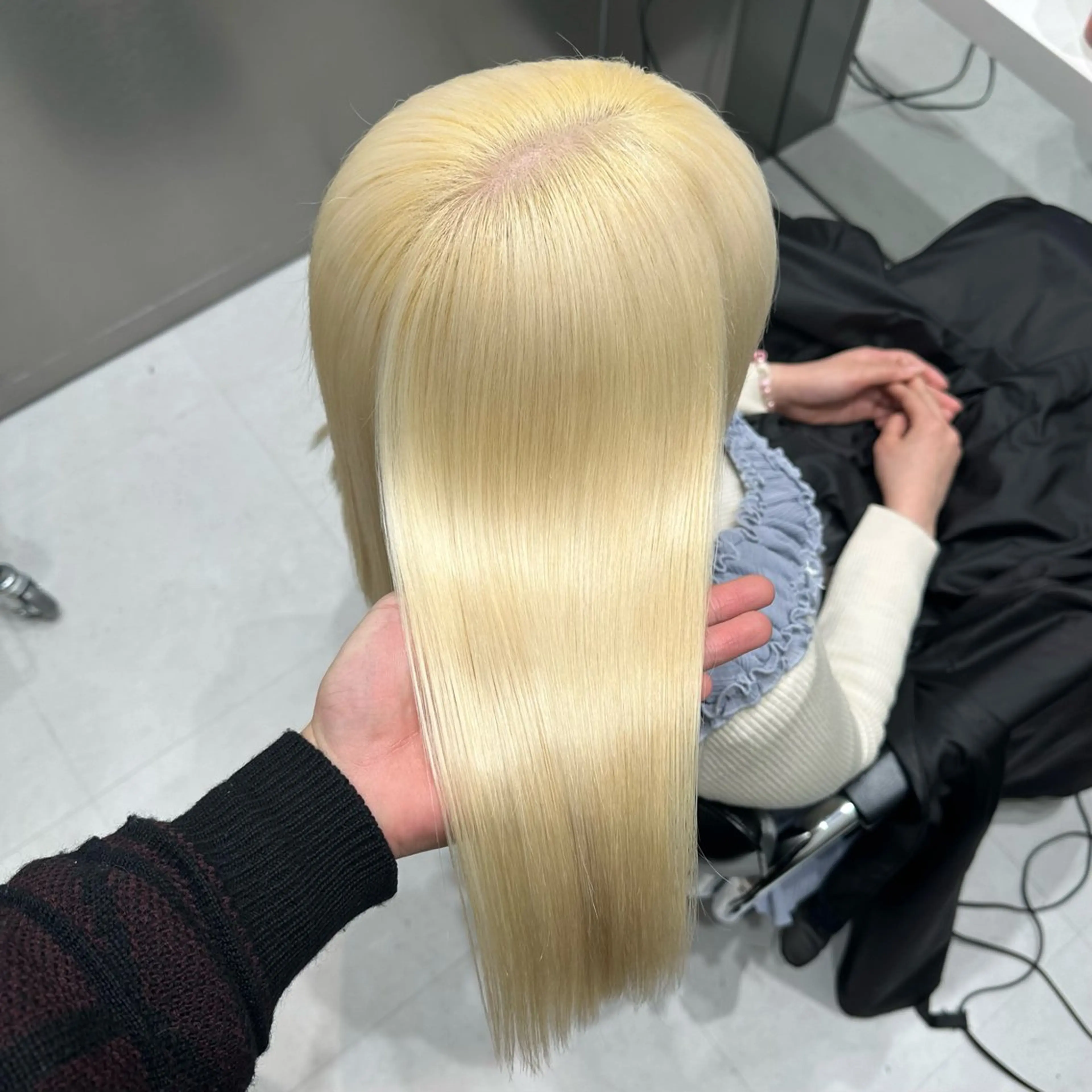 ロング カラー ヘアカラー トリートメント ✨髪質改善艶カラー✨ リュウトのヘアスタイル