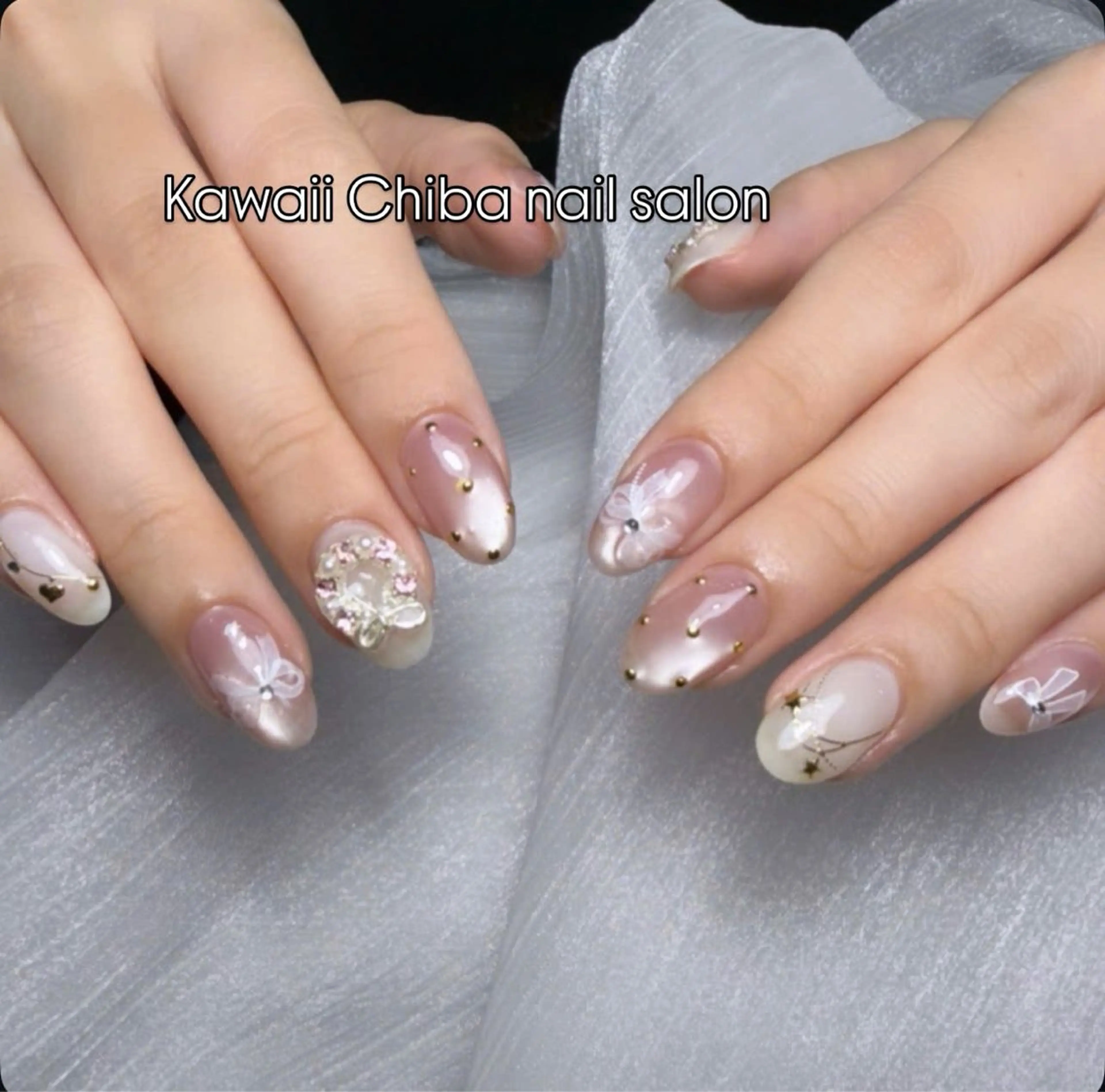 ネイル 韓国ネイル ワンホンネイル Kawaii _Nailのネイルデザイン