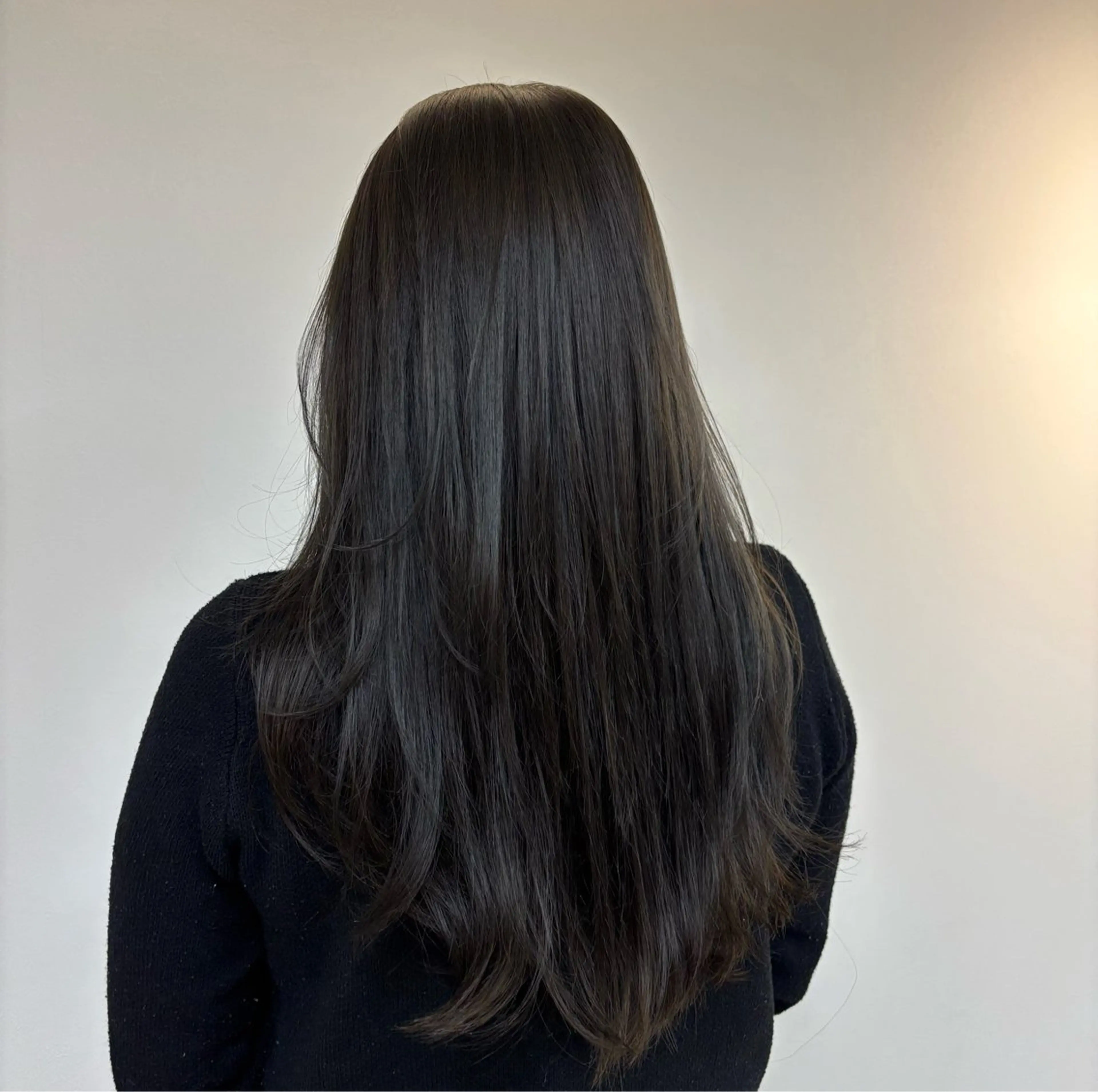 ロング カラー 透明感カラー オリーブカラー MaryHarris 西区姪浜/Mihoのヘアスタイル