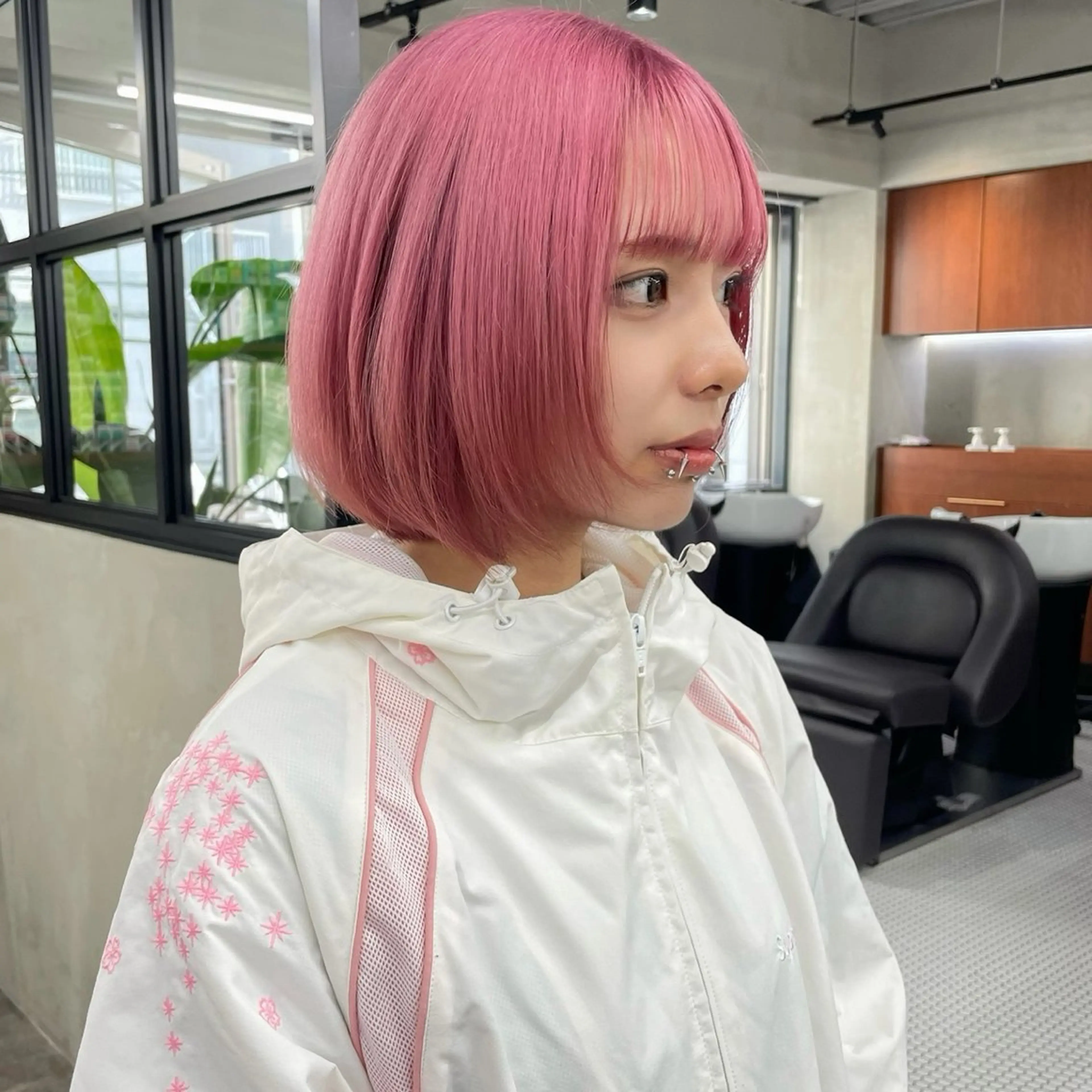 ロング カラー ブリーチ カット ヘアカラー トリートメント 🍒暖色カラー🍒 渋谷/YUUのヘアスタイル