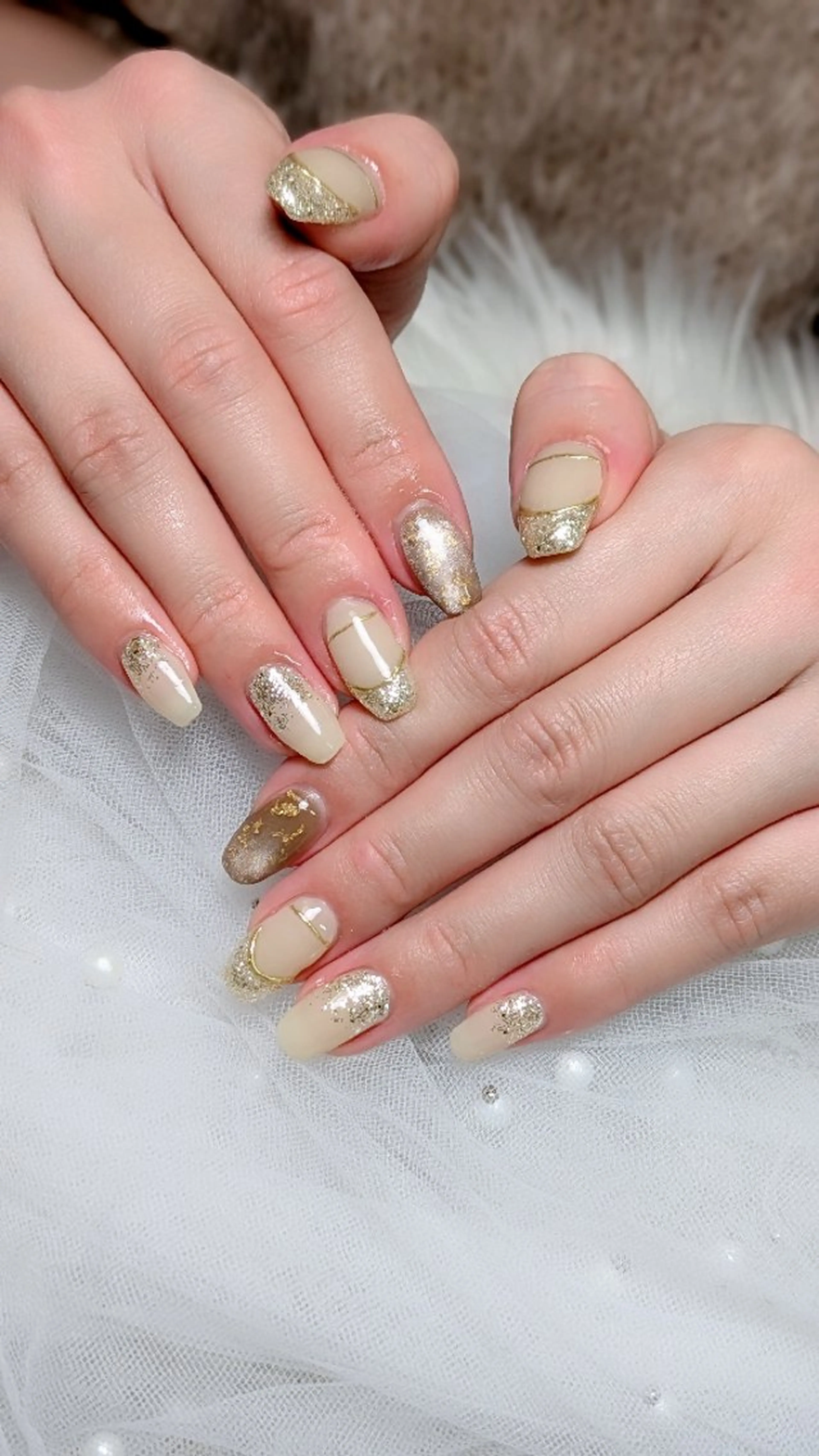 ネイル ニュアンスネイル ハンドネイル m&pPrivate nailsalonのネイルデザイン