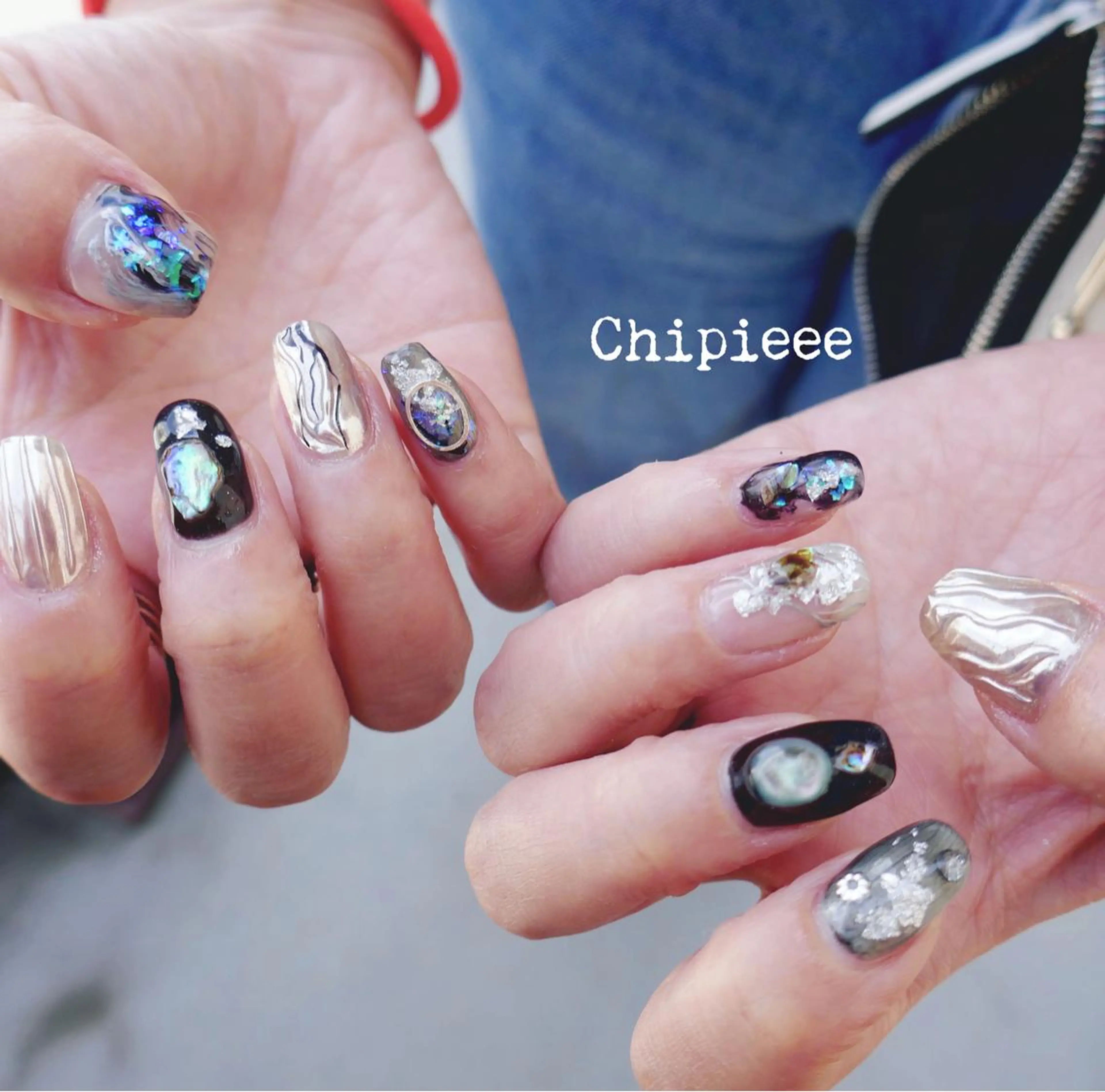 ネイル ハンドネイル revia所属・ERI Nailistのネイルデザイン