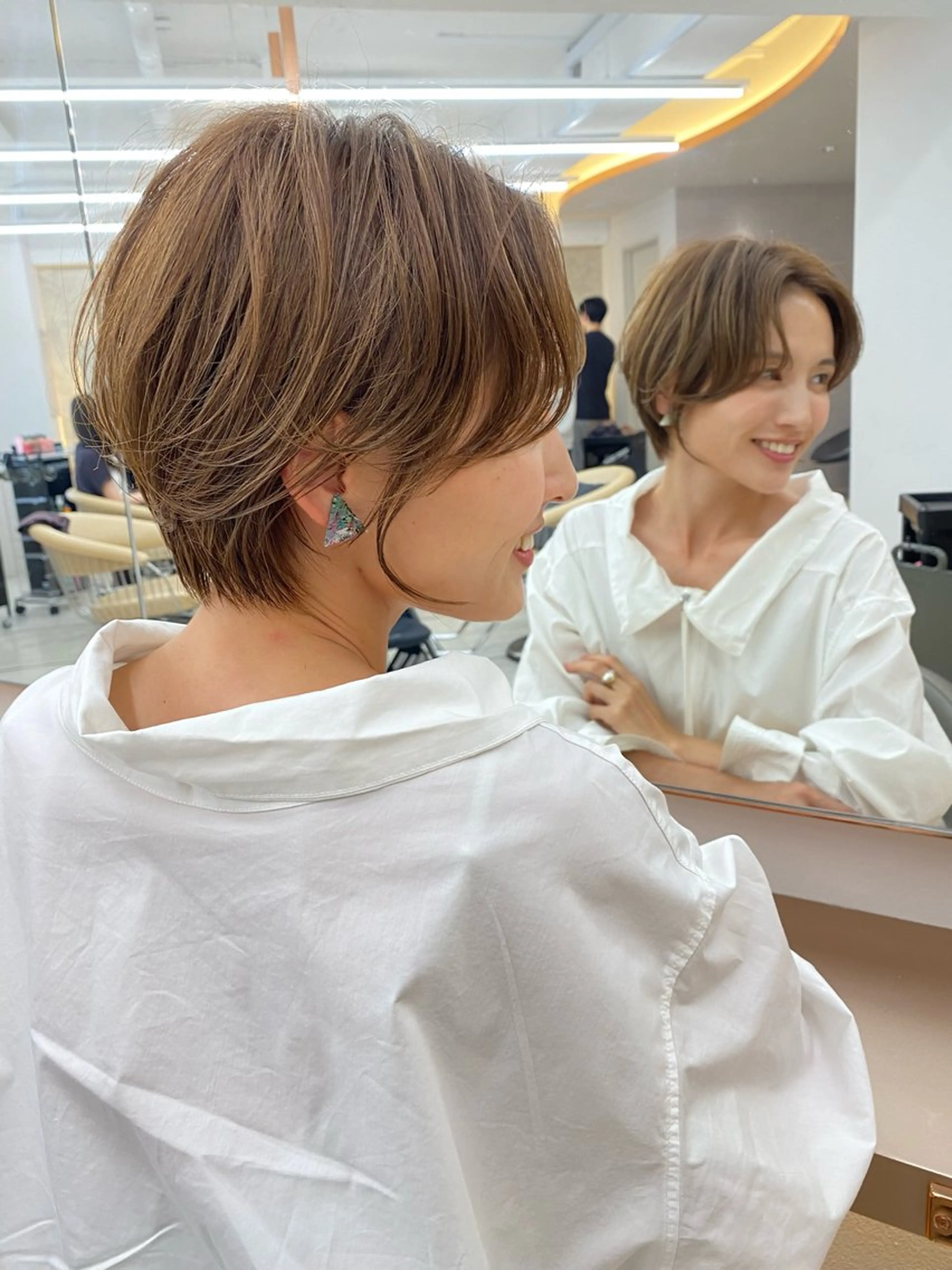 ショート カラー カット ヘアカラー トリートメント 美髪❣️縮毛矯正/ 髪質改善✨/山本のヘアスタイル