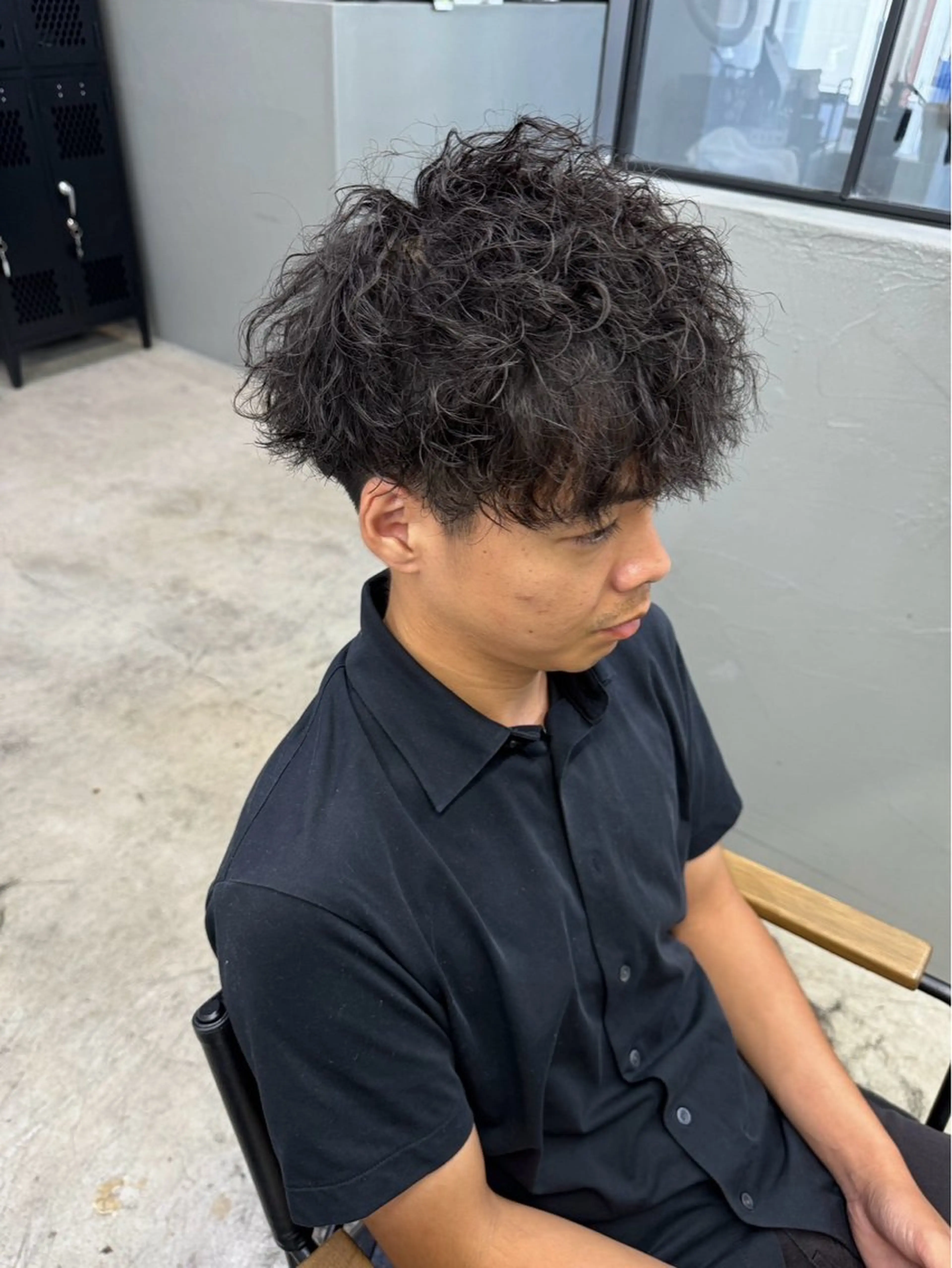 ショート パーマ メンズ メンズ専門サロン wokeのヘアスタイル