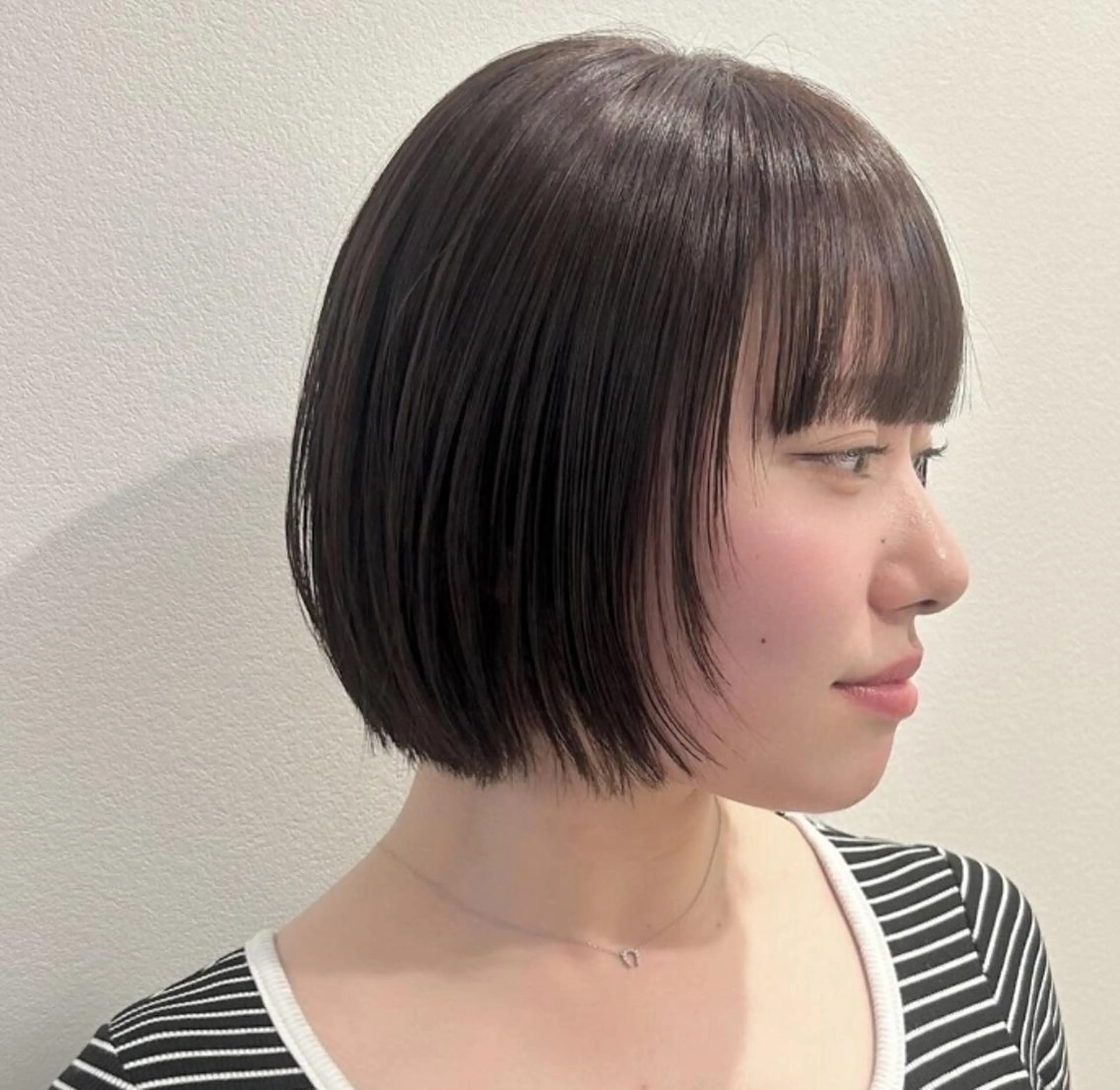 ミディアム 柔らかい縮毛矯正/ ボブ/北林のヘアスタイル