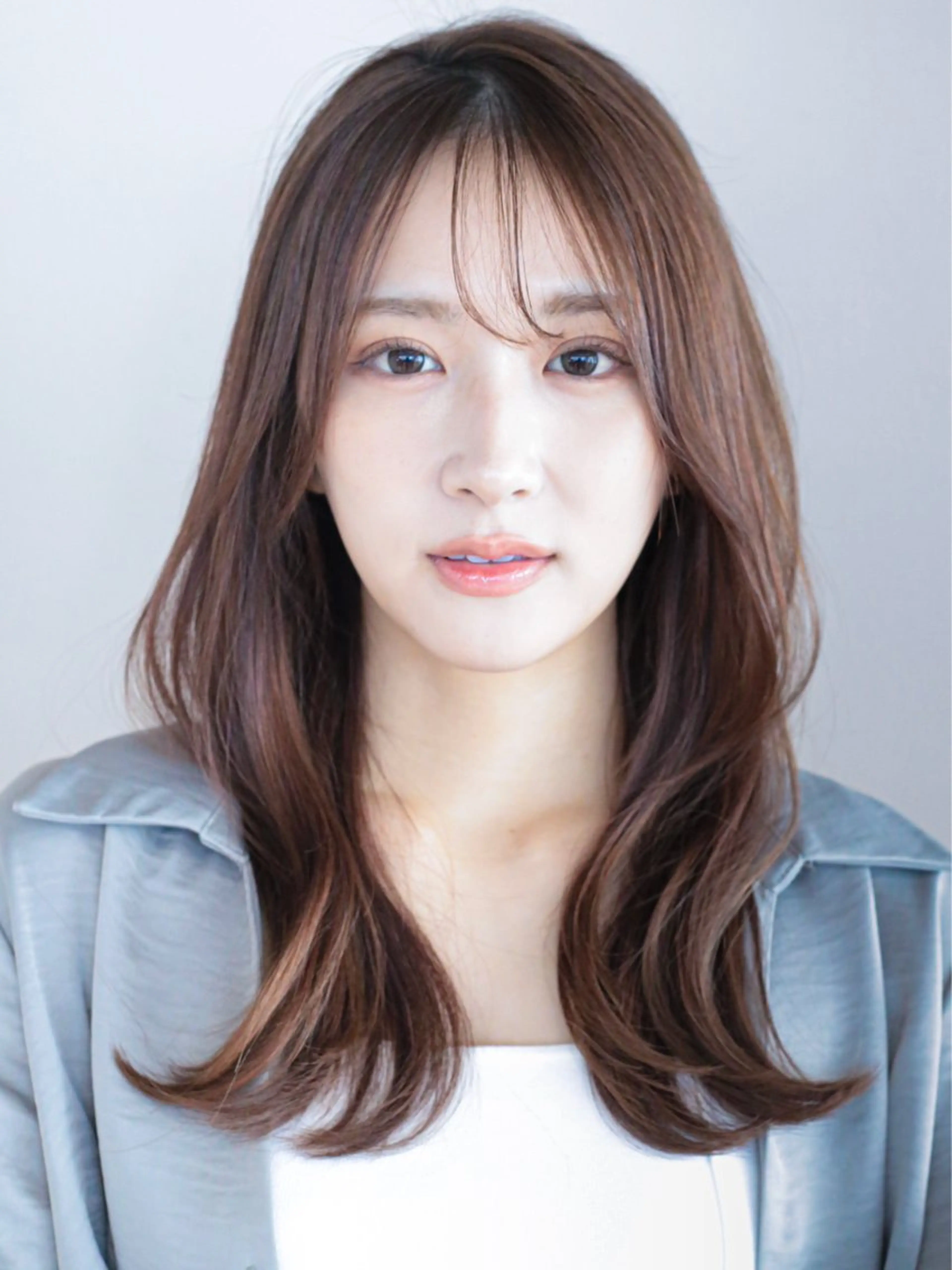 セミロング レイヤーカット カット ヘアカラー トリートメント AFLOAT TOKYOのヘアスタイル