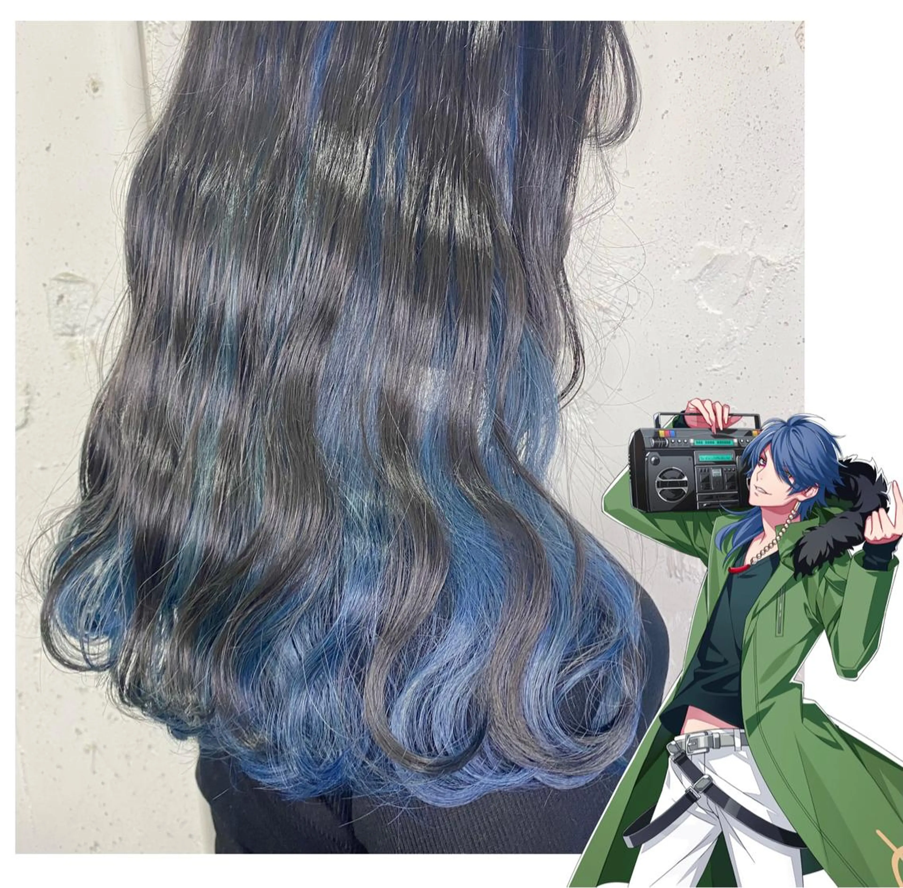 セミロング カラー TSUNO🦖 派手髪/オタク美容師のヘアスタイル