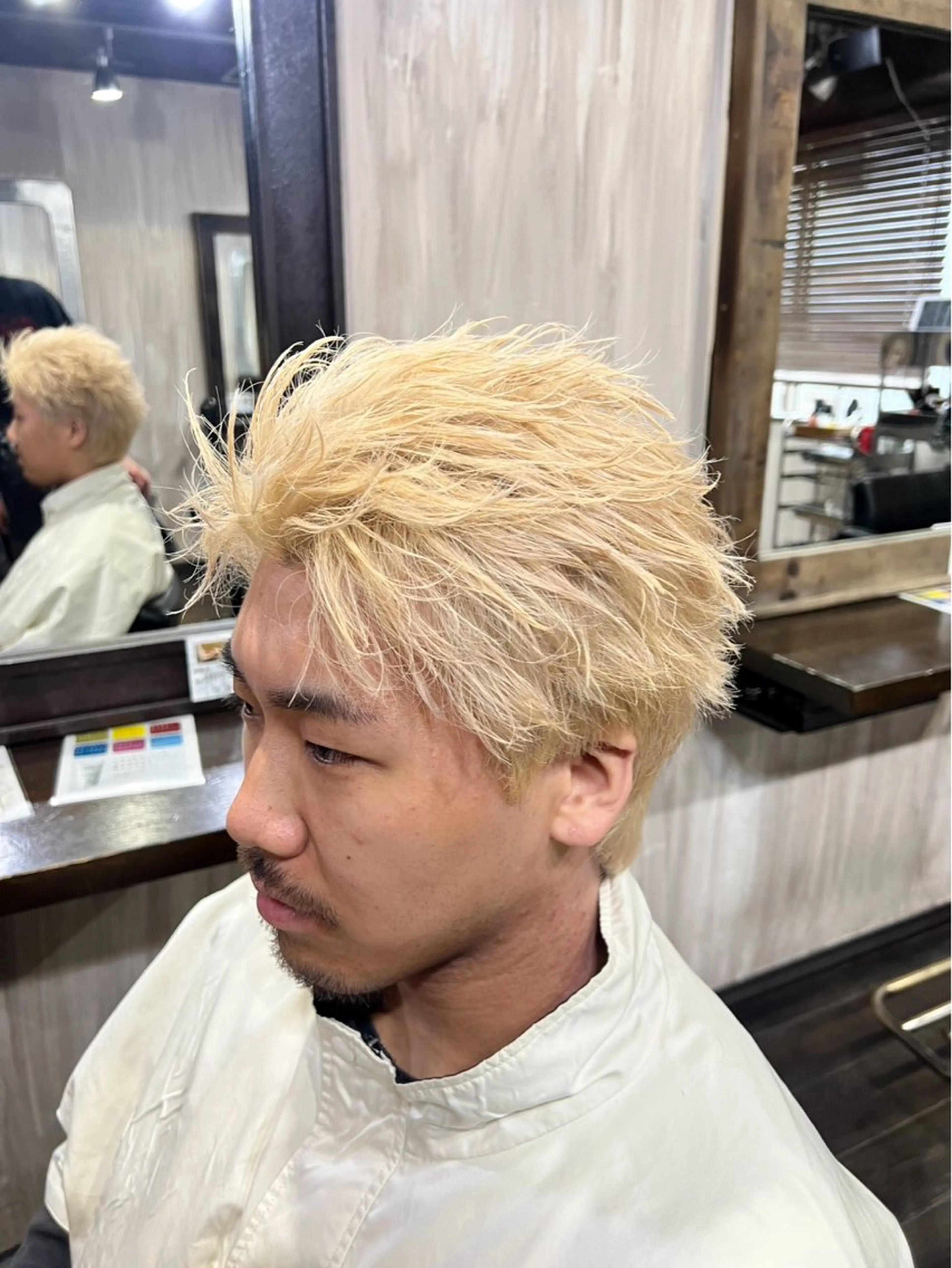 平日限定🍀スパイキースタイル+シャンプー+スタイリング+眉カット👾💫の写真