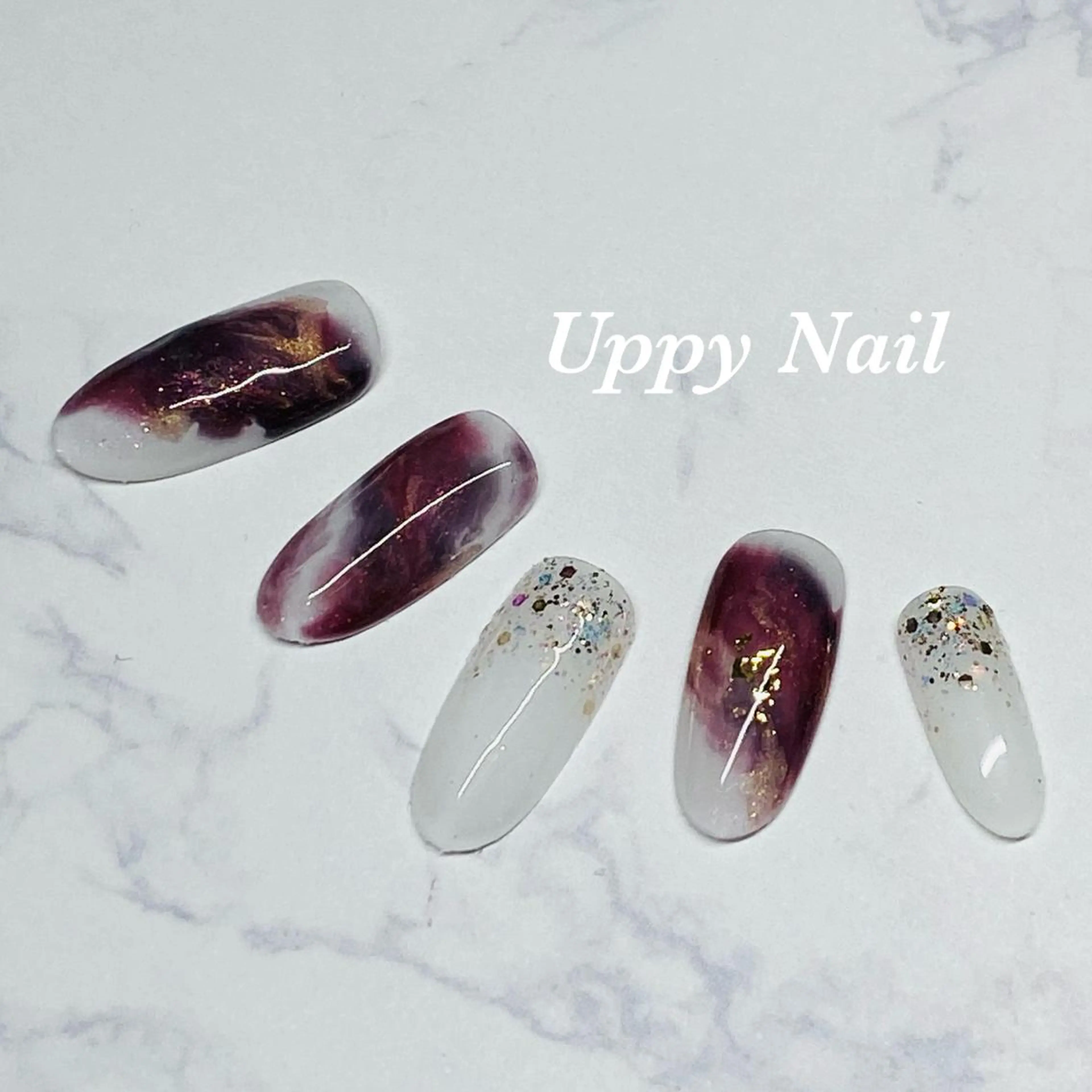 ネイル ニュアンスネイル ハンドネイル Uppy Nail ukyoのネイルデザイン