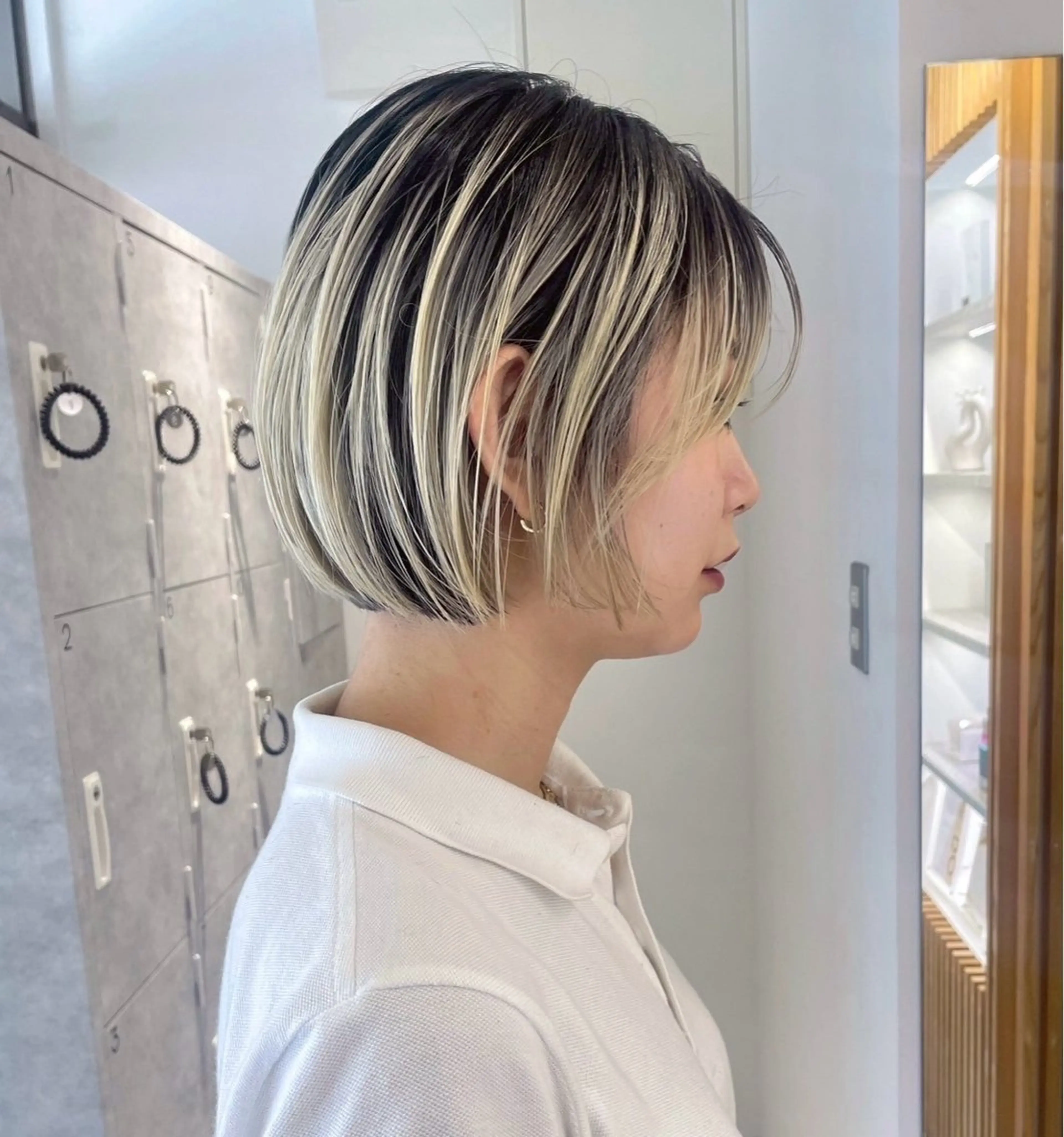 ショート カラー moon/髪質改善/ ブリーチ/レイヤー☪のヘアスタイル