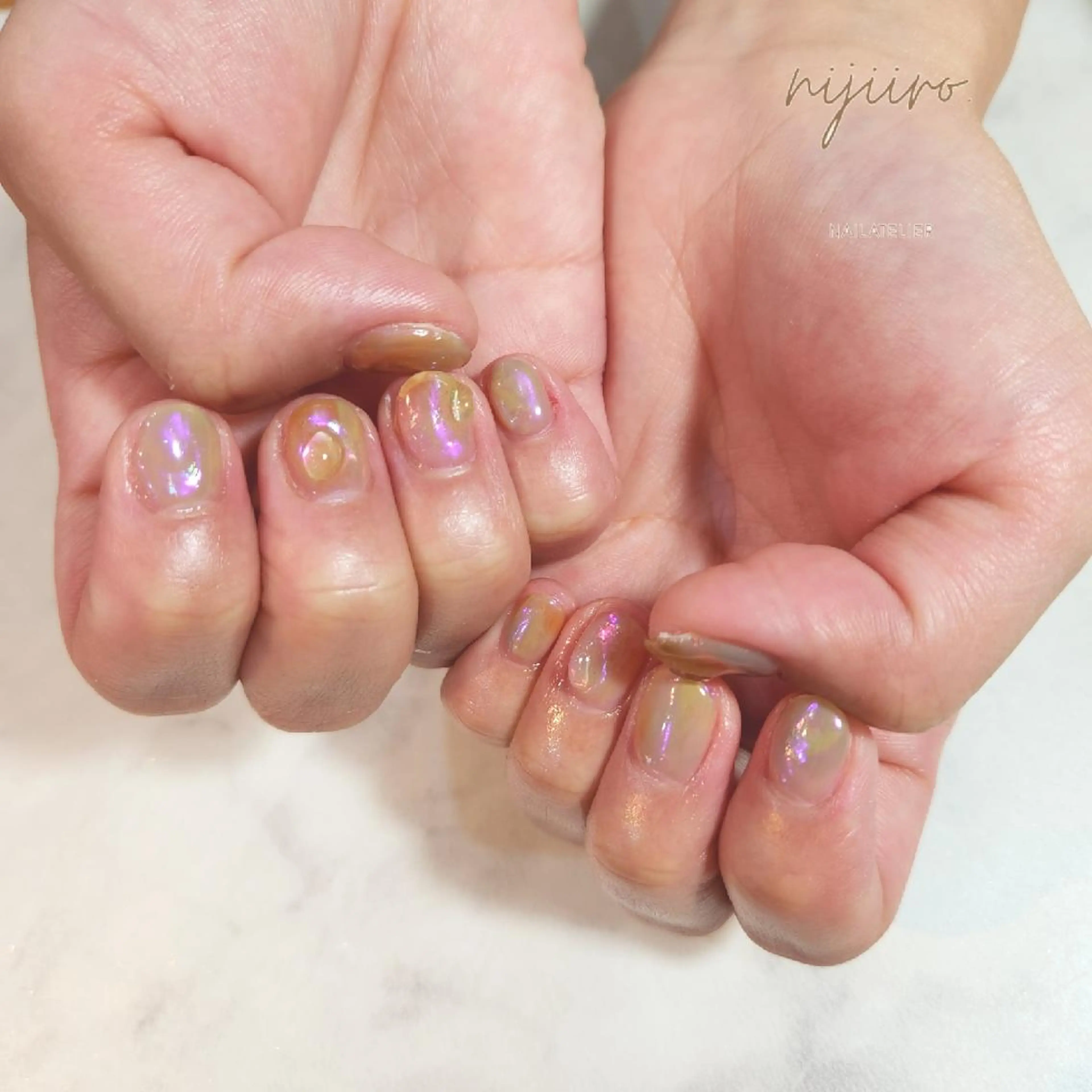 ネイル ハンドネイル nailatelier nijiiro.所属・nijiiro🌈 サトウのネイルデザイン