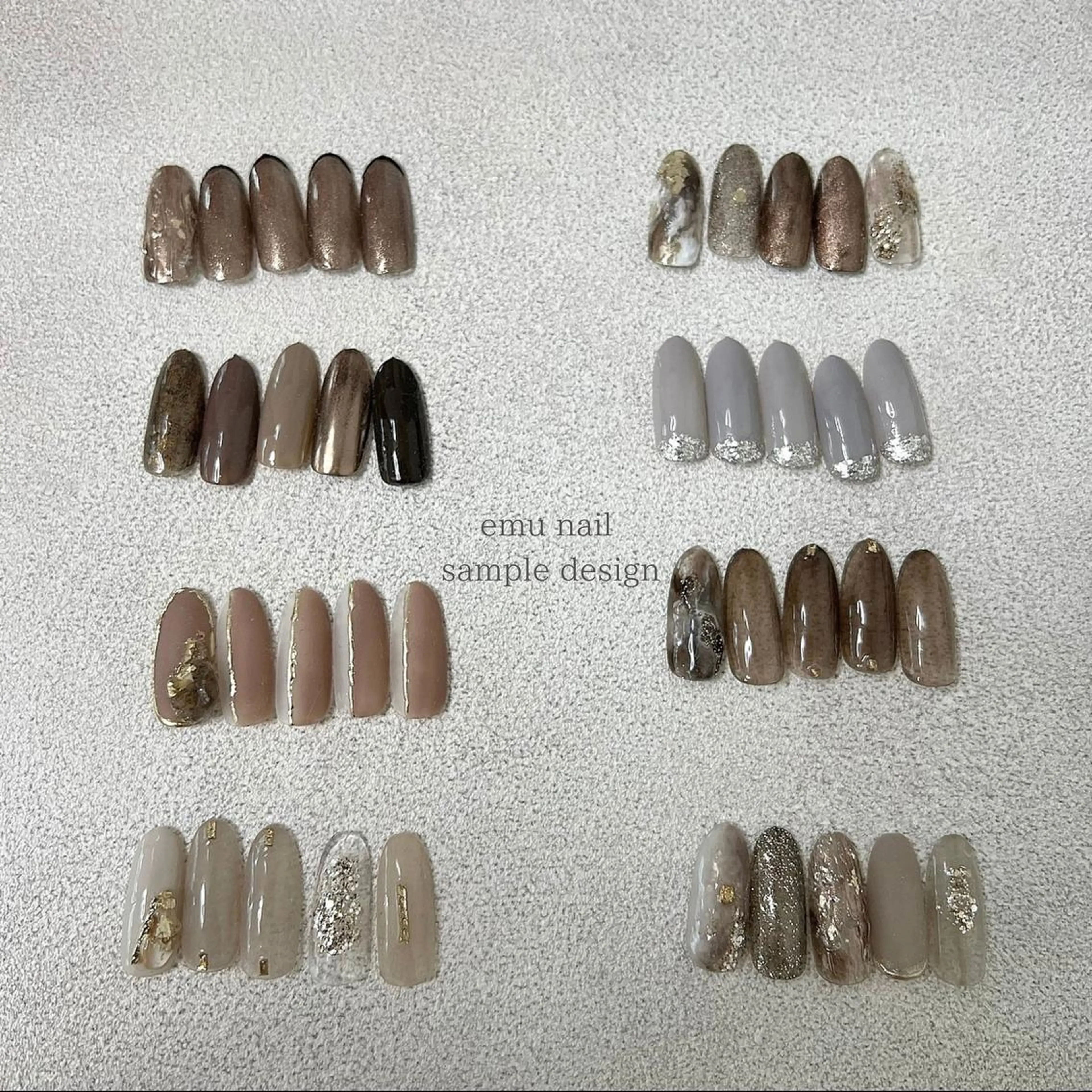 ネイル 冬ネイル emu nailのネイルデザイン