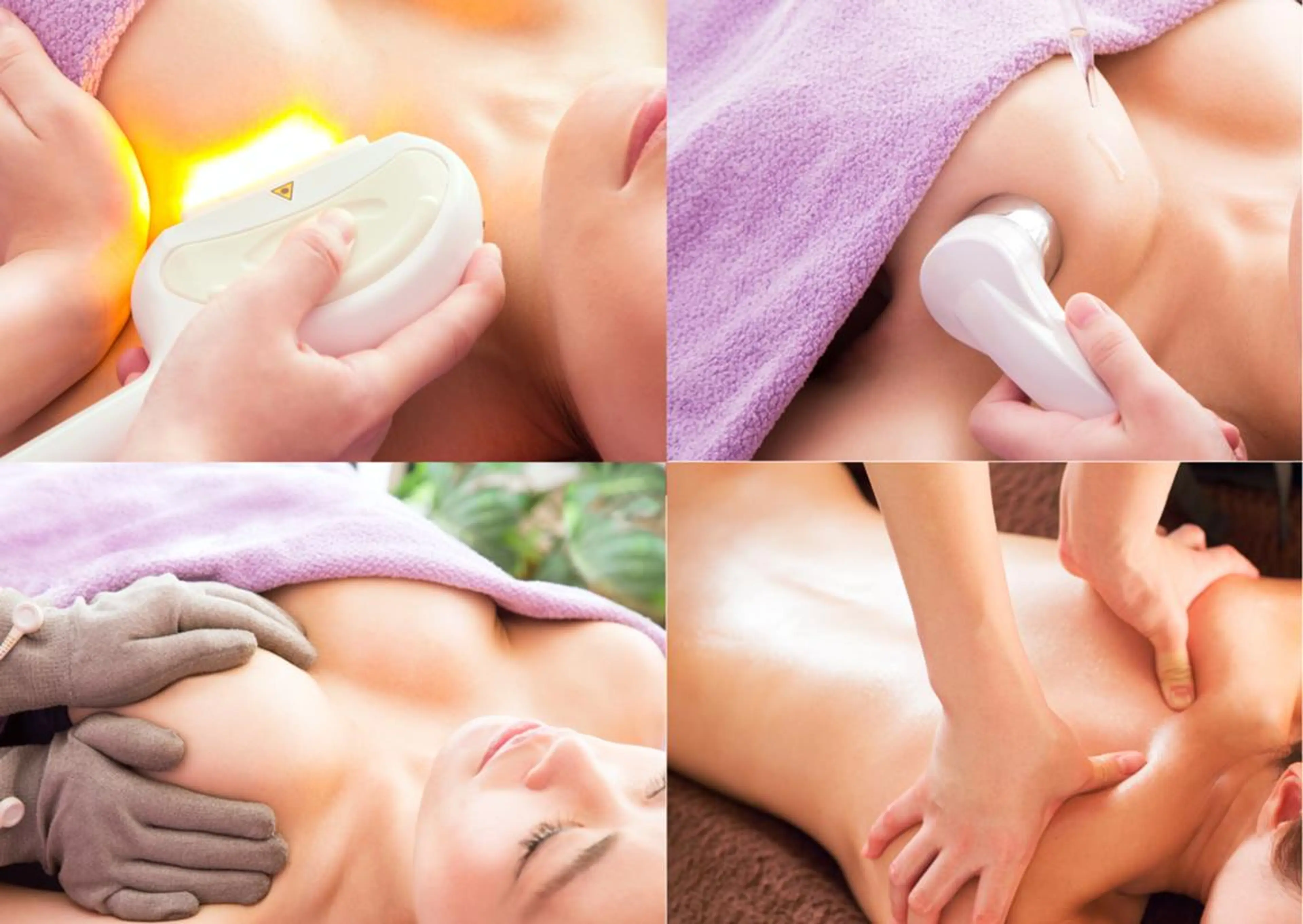 【人気】【バストプレミアムケア90分￥4900】/丸み、高さ、脇肉ケア/マイクロ補正/フラッシュ照射/コラーゲン導入の写真