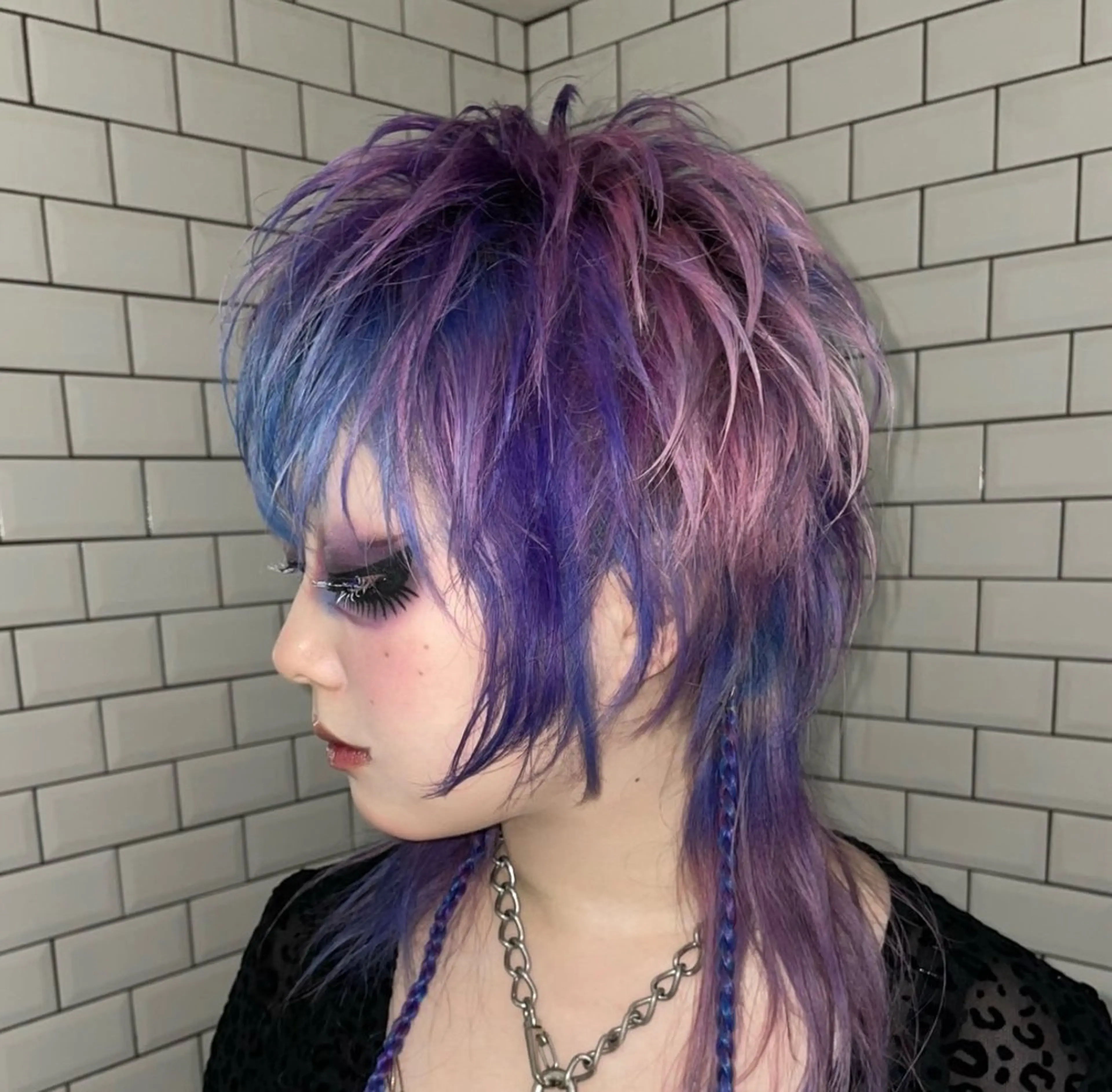 ミディアム カラー こだわりハイトーン/ ケアブリーチ/岸のヘアスタイル