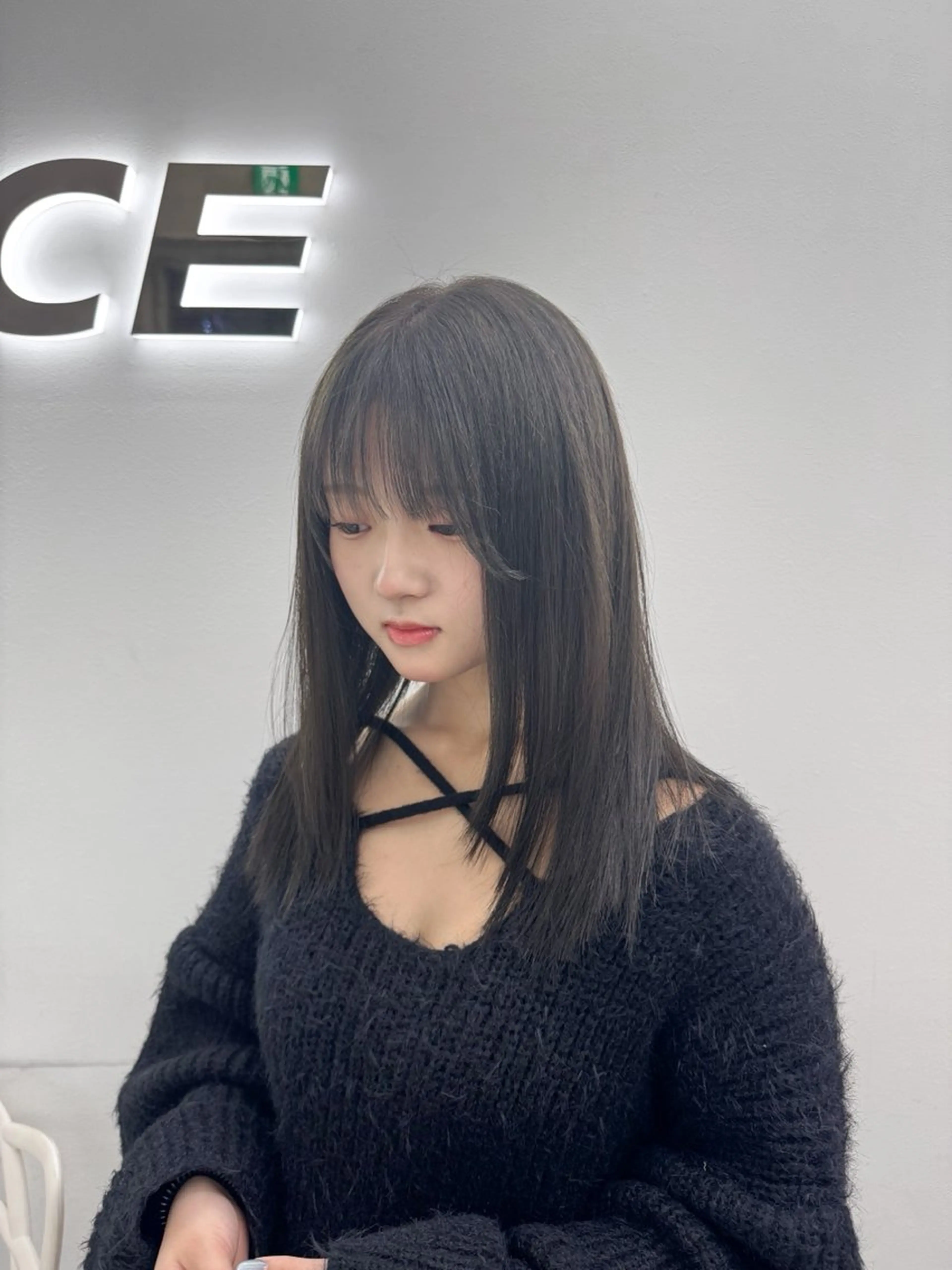 ロング カット ヘアカラー トリートメント ヘアセット 韓国系支持率No.1 レイヤー特化/きょうのヘアスタイル