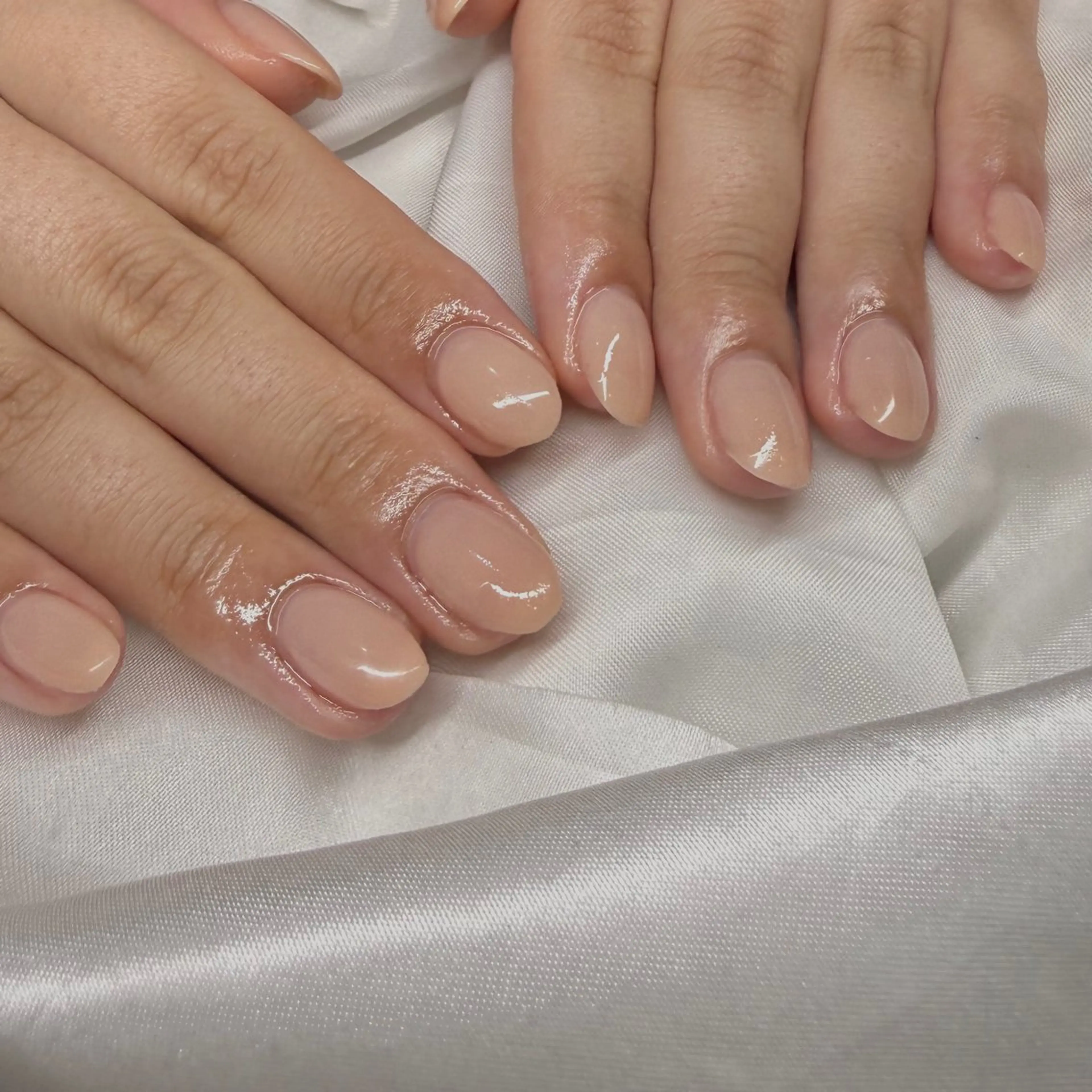 ネイル オレンジ ピンク ハンドネイル mao lilu/高崎のネイルデザイン