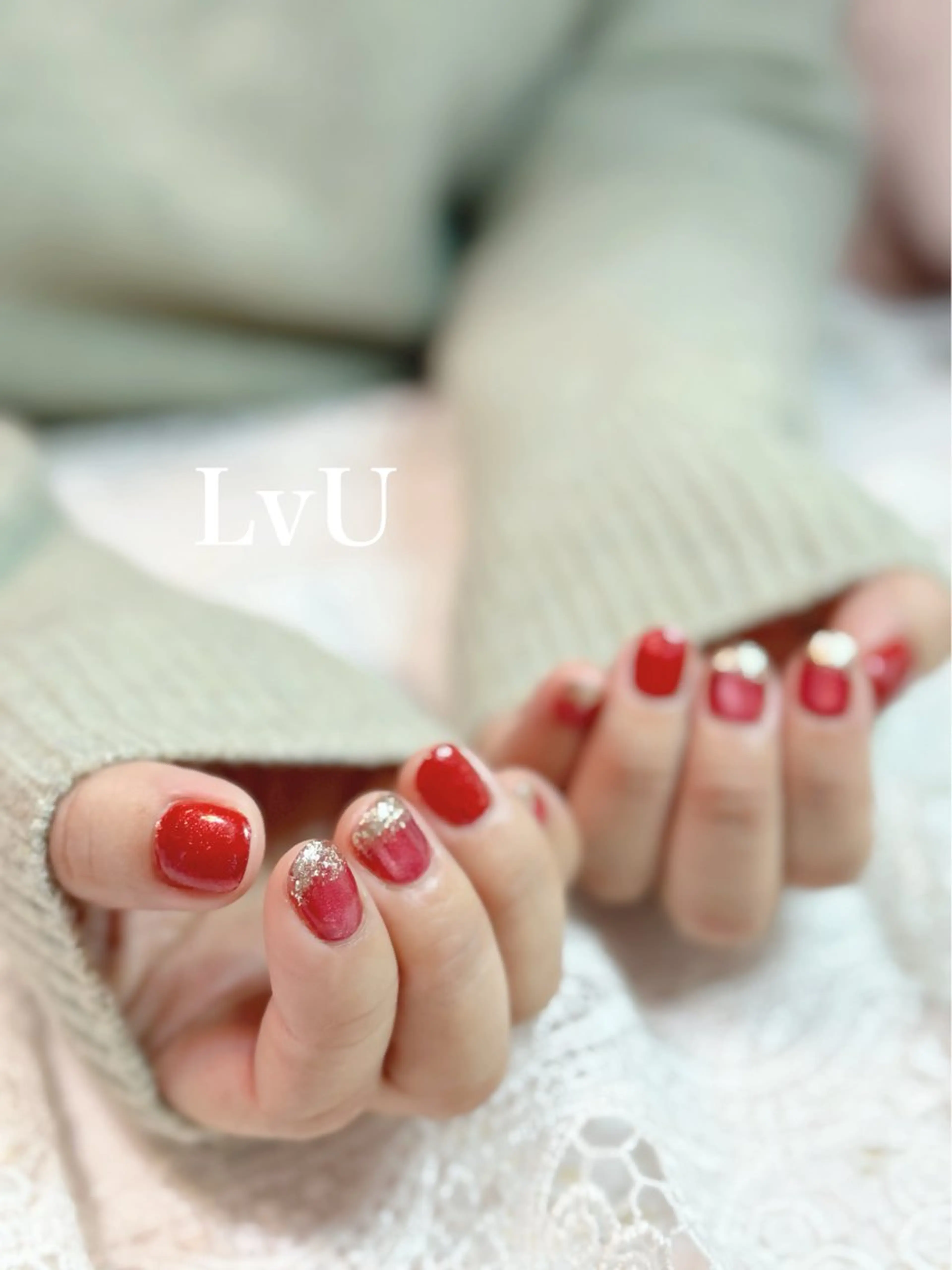 ネイル マグネットネイル LvU(ラブユー) Asayamaのネイルデザイン