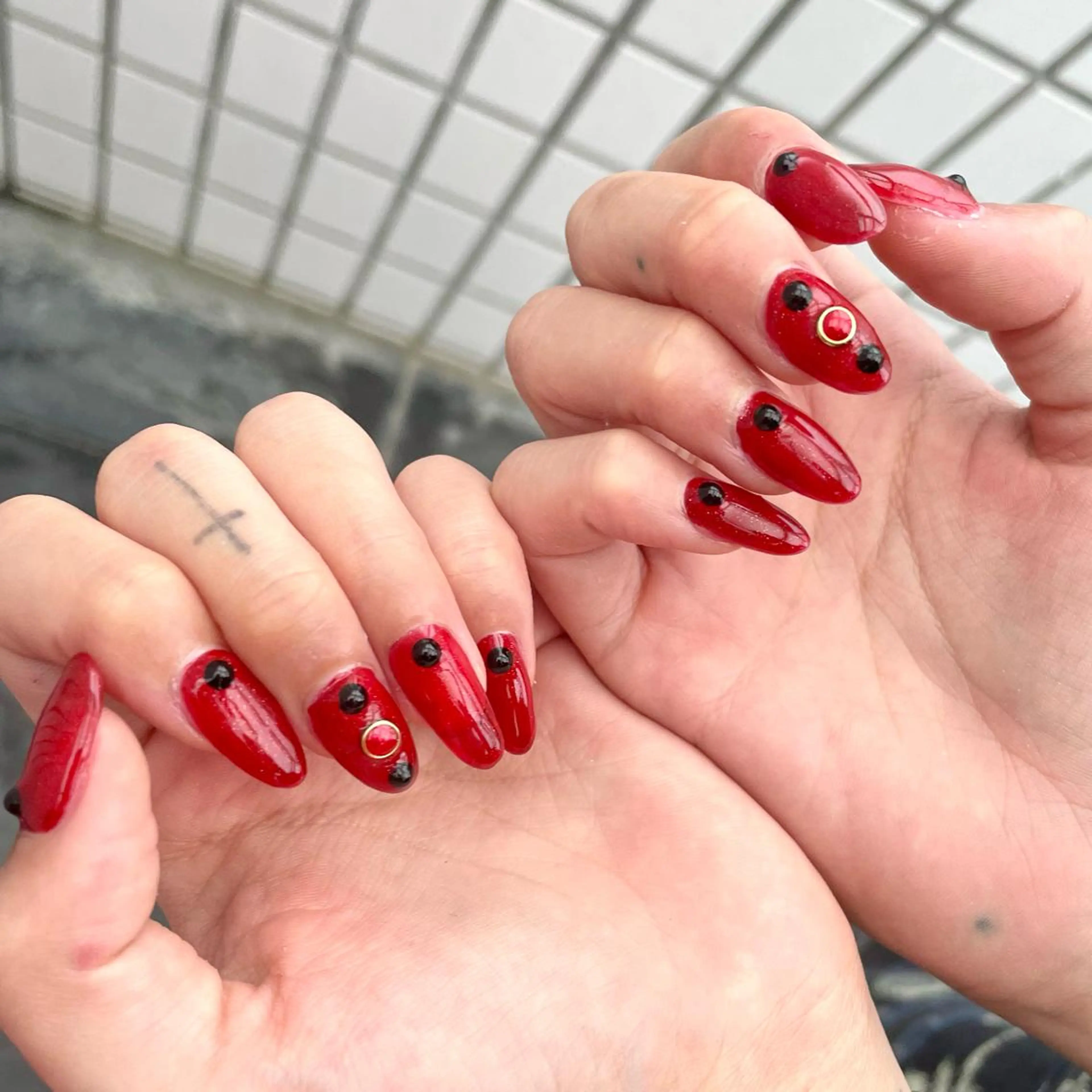 ネイル ハンドネイル Nail ヌシん家 AKANEのネイルデザイン